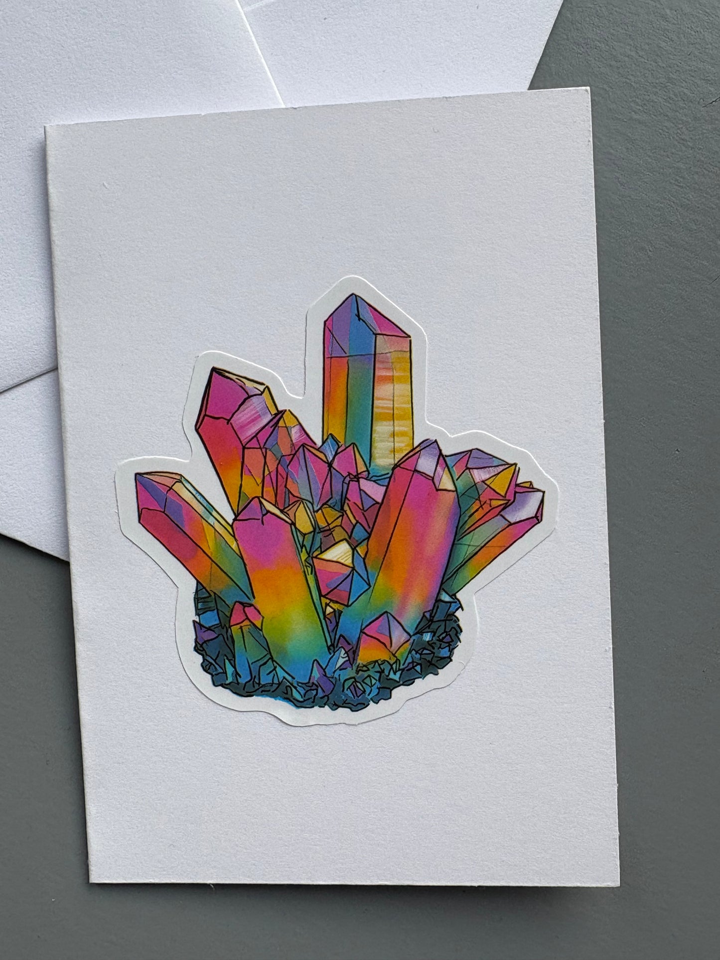 Crystal Card & Mini Crystal Tumbled Stone Gift Set (1)