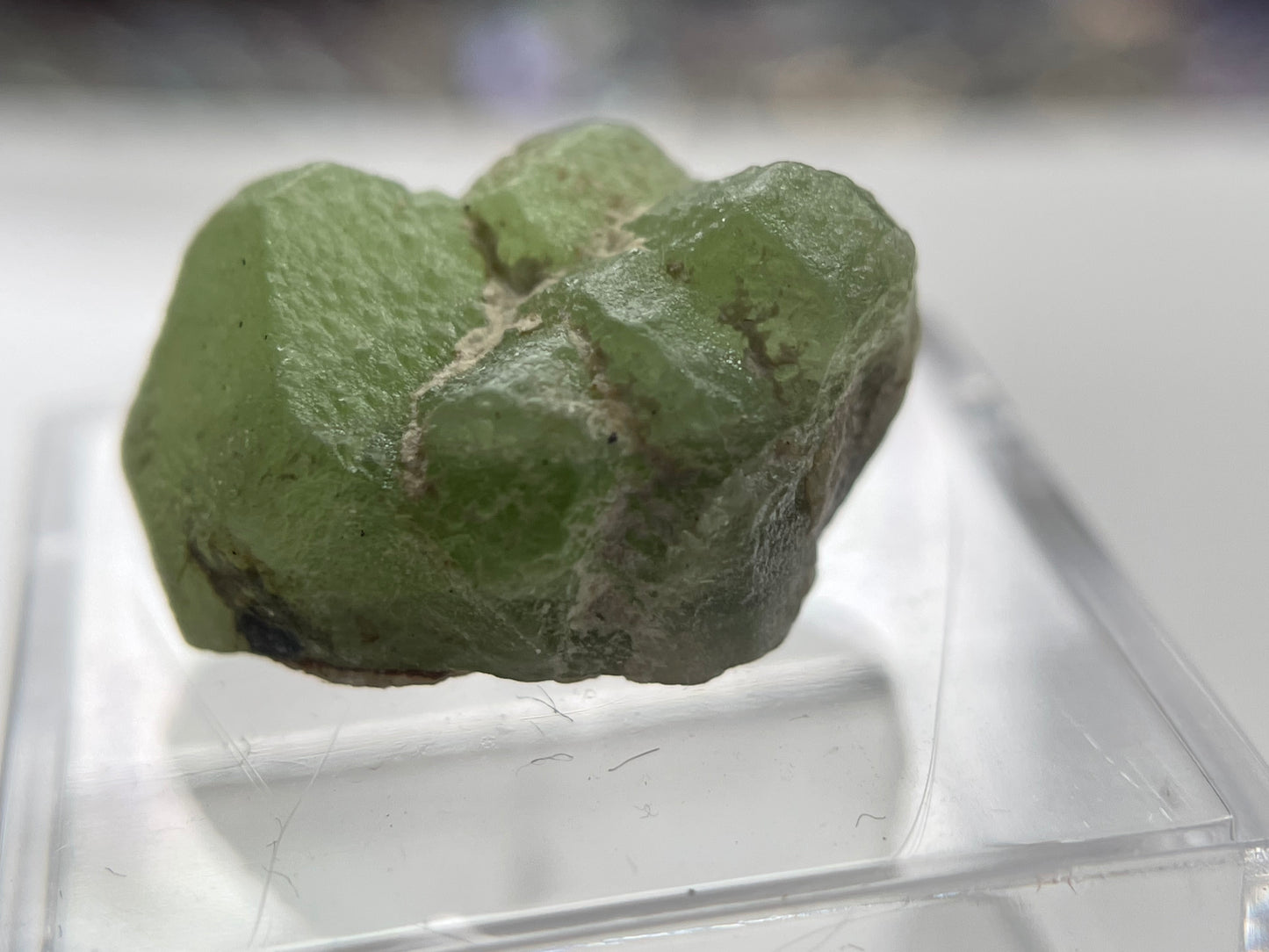 Micro Peridot Rough Crystal Gemstone Specimen (2)