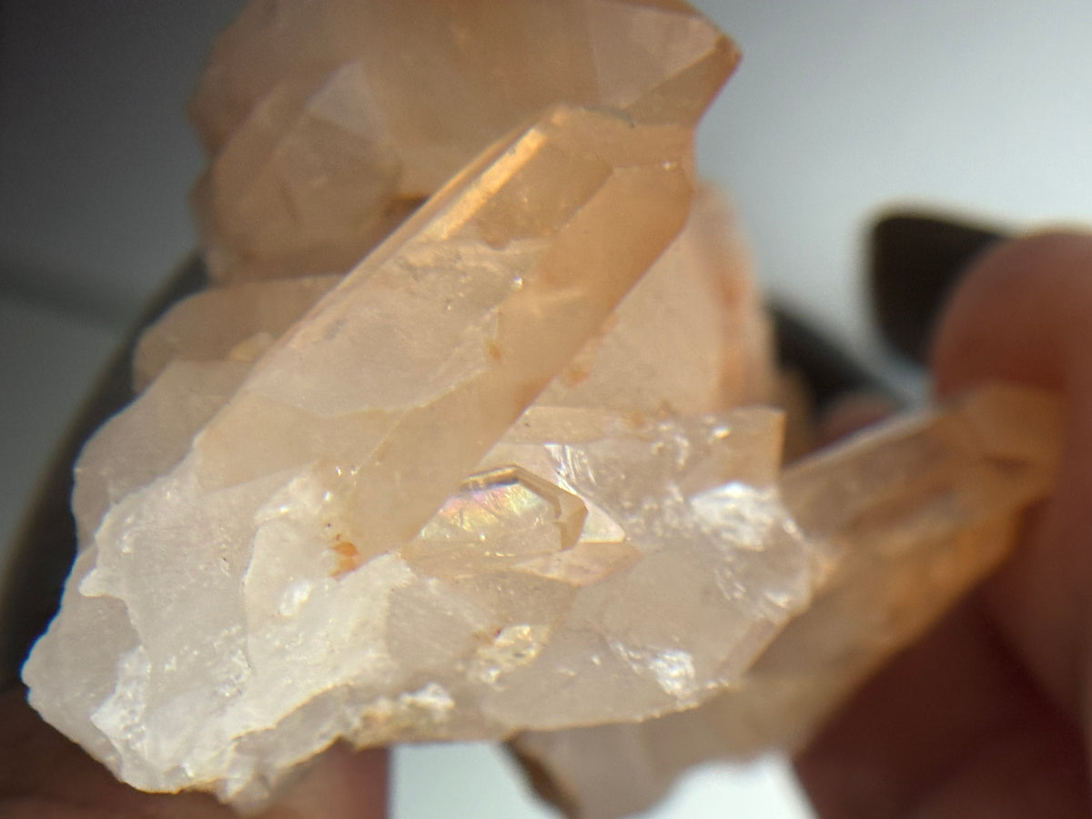 Tangerine Quartz Gemstone Crystal Specimen (2)