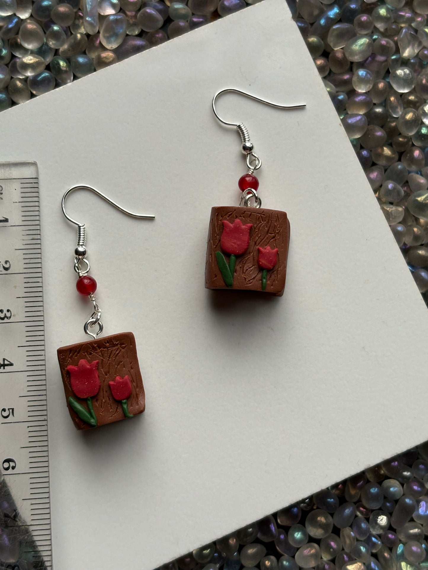 The Eloise Quartz Crystal Gemstone Silver Earrings