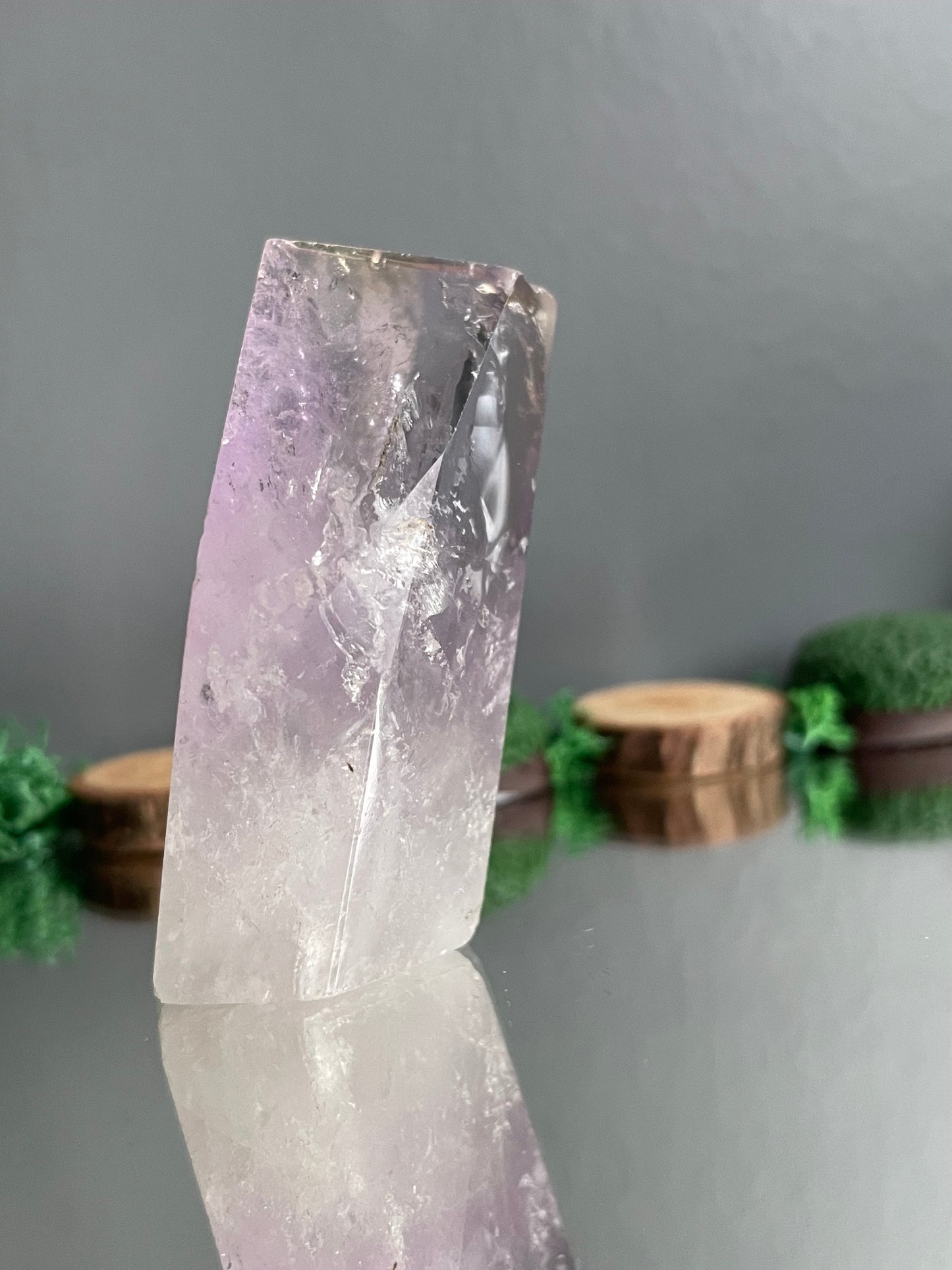 Ametrine Faceted Mini Freeform Crystal Gemstone (5)