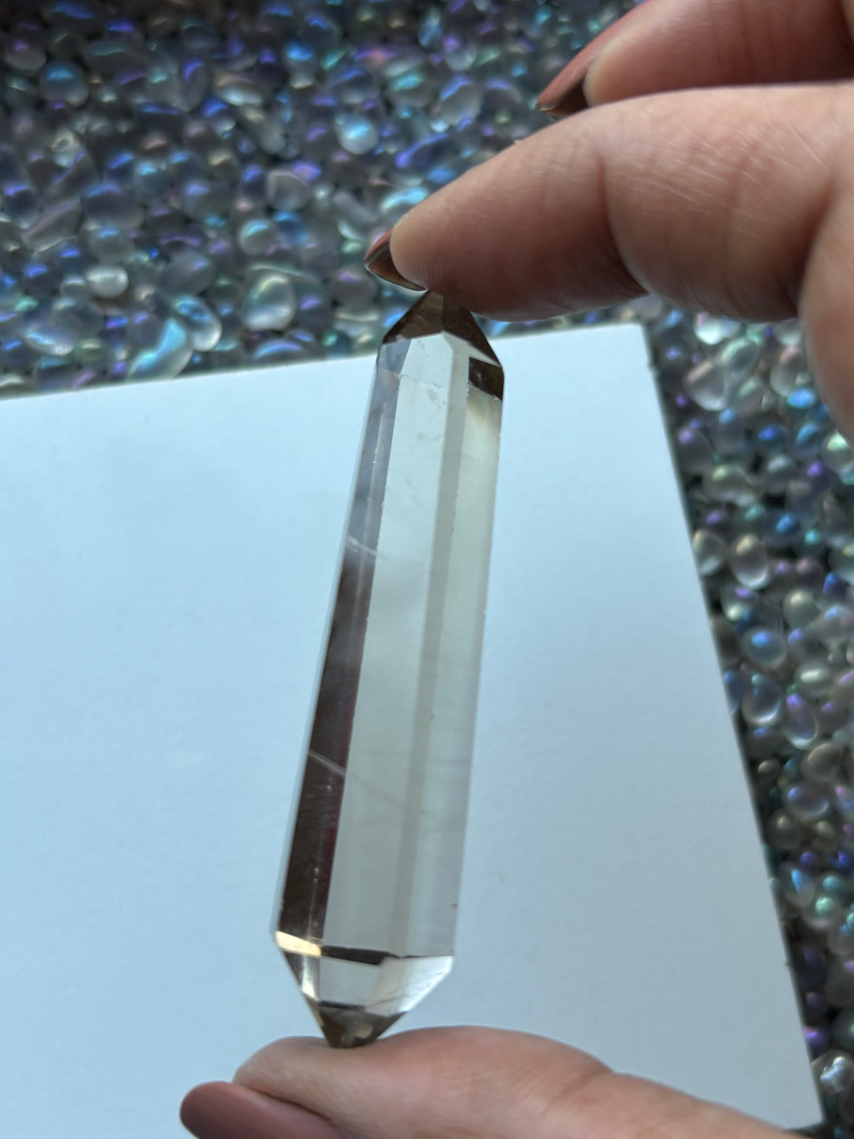 Smoky Quartz Crystal Gemstone Double Terminated Point - (1)