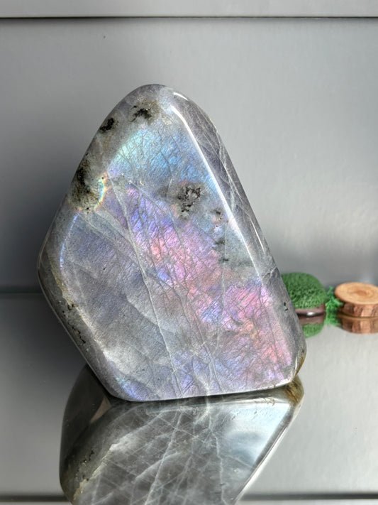 Labradorite Crystal Gemstone Cut Base Freeform (M)