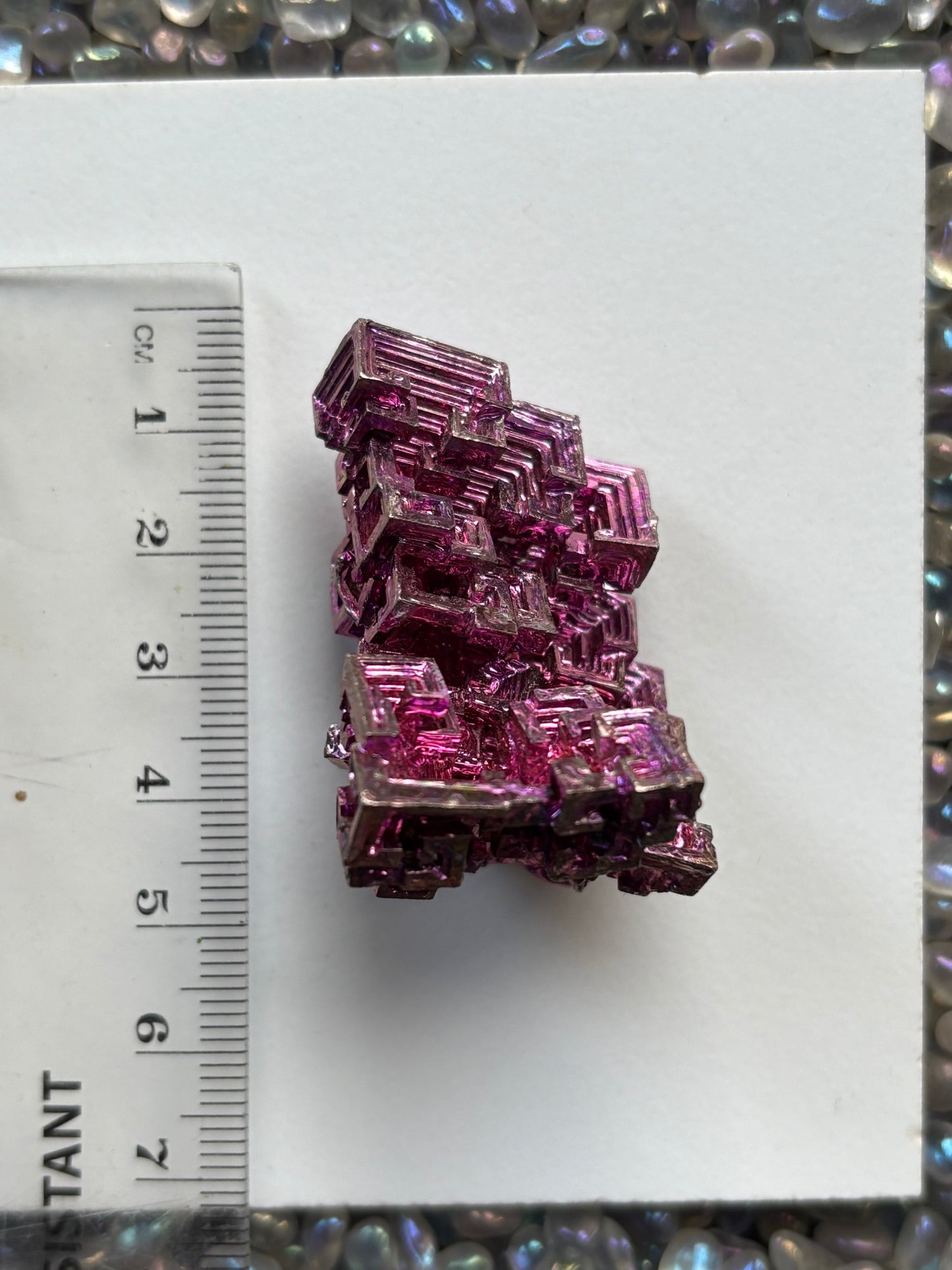 Pink Bismuth Crystal Specimen - P2