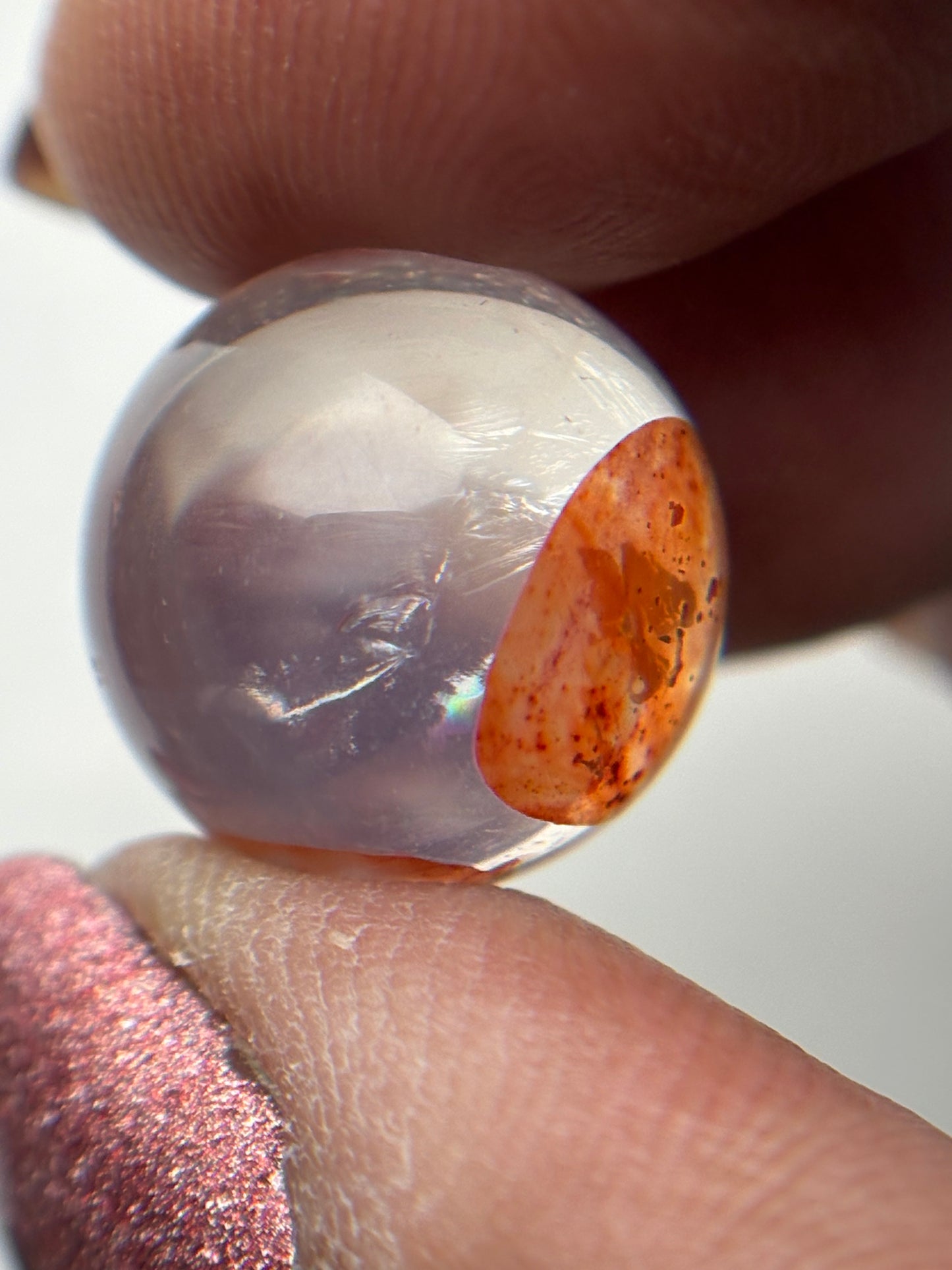 Star Fire Quartz Crystal Gemstone Sphere - Mini (1)