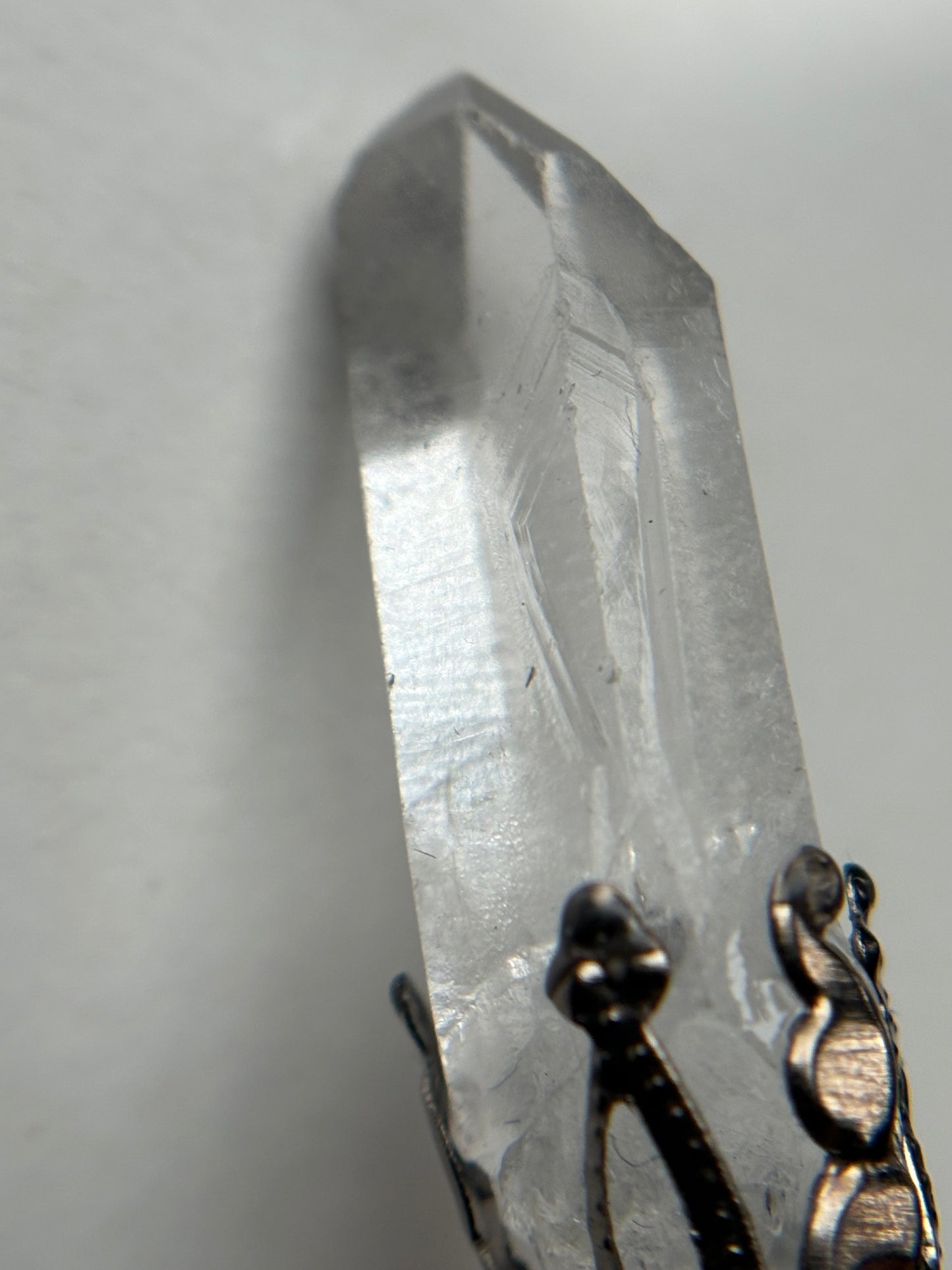 Lemurian Quartz Record Keeper Crystal Gemstone Gothic Mini Wand (2)