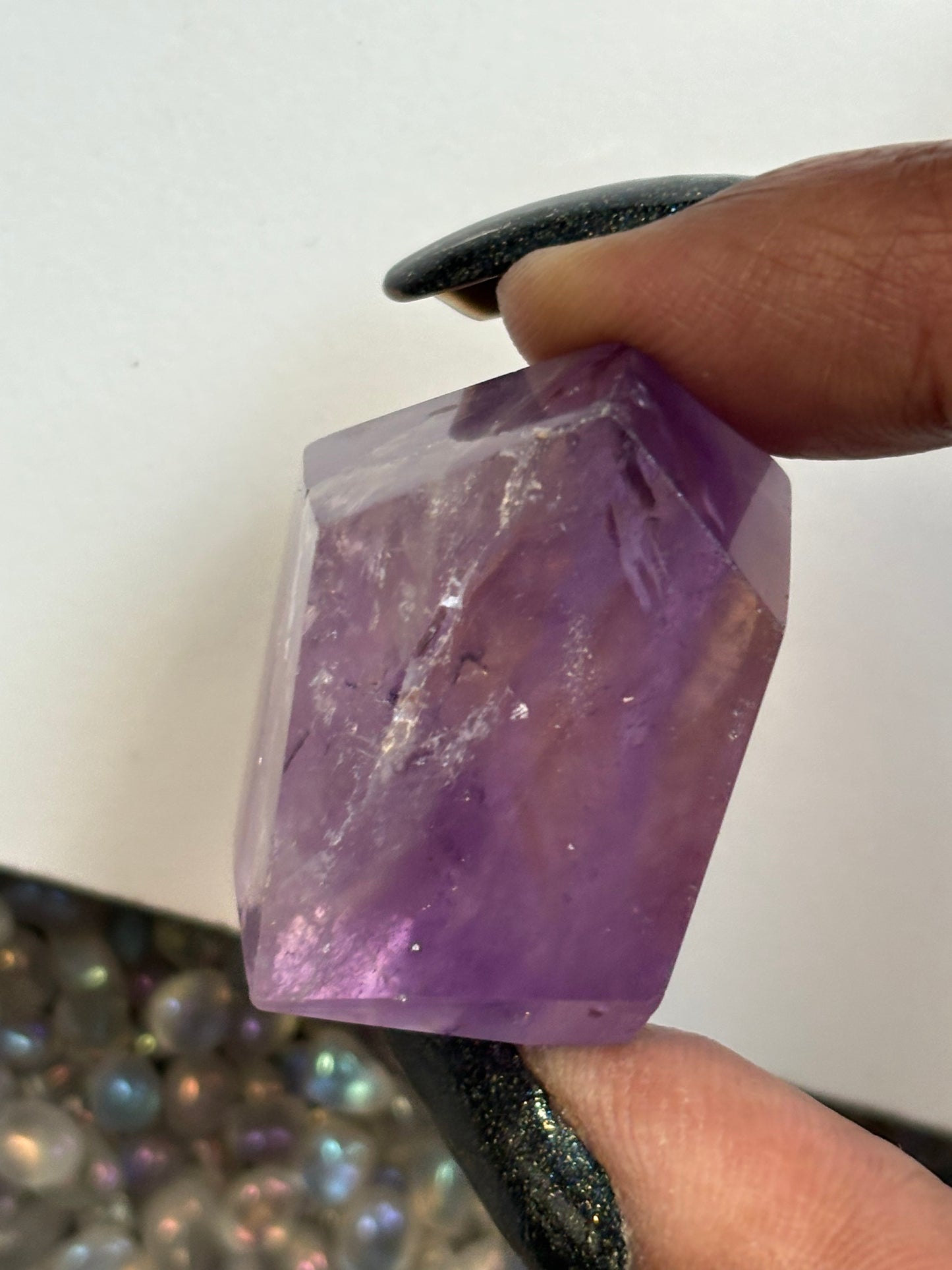 Ametrine Faceted Mini Freeform Crystal Gemstone (4)