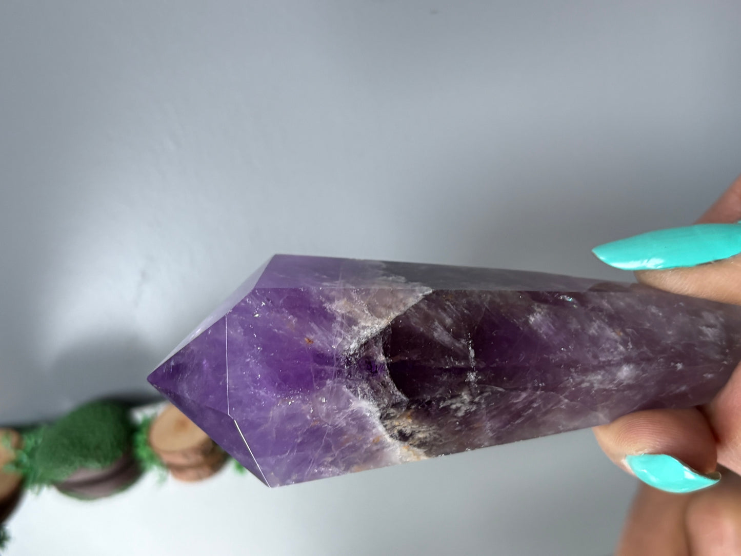 Elestial Bahia Amethyst Crystal Gemstone Point (2)