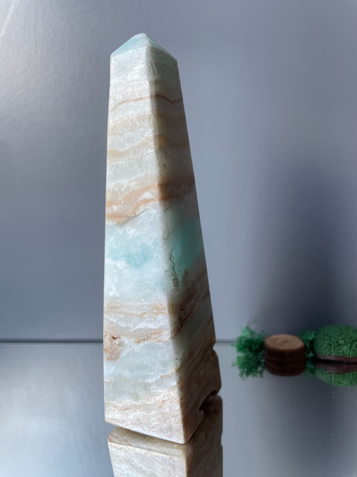 Caribbean Calcite Aragonite Crystal Gemstone Tower Point (2)