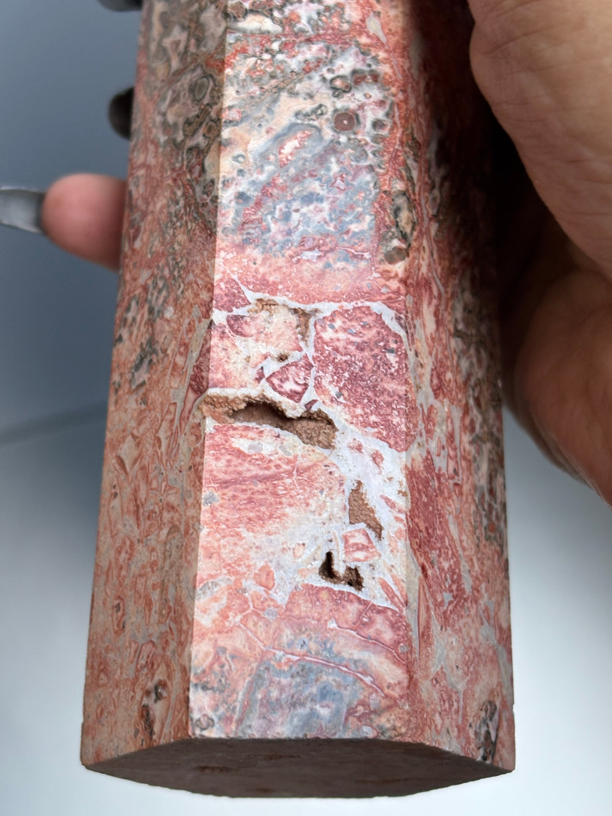 Leopard Skin Jasper Crystal Gemstone Tower Point - L2