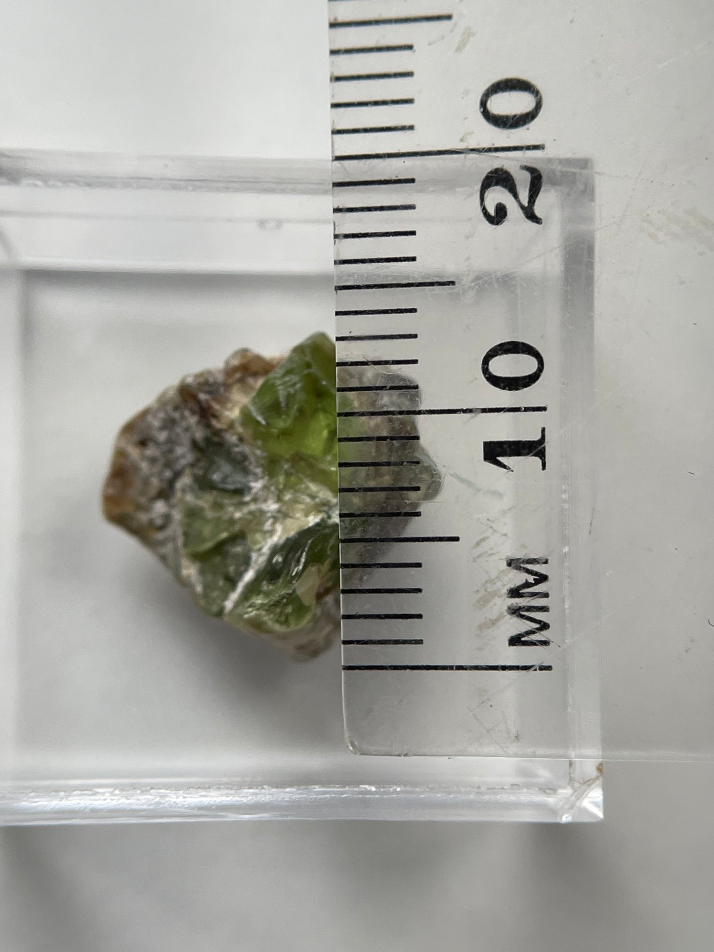 Micro Peridot Rough Crystal Gemstone Specimen (1)