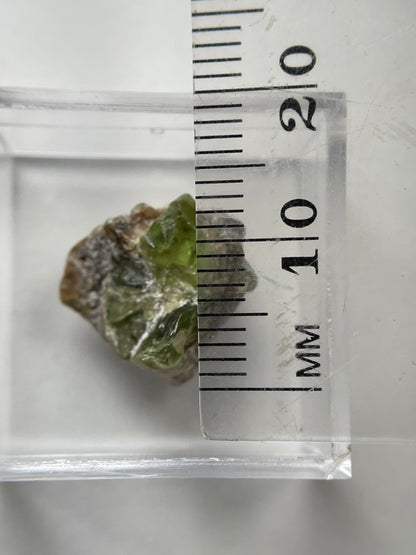 Micro Peridot Rough Crystal Gemstone Specimen (1)