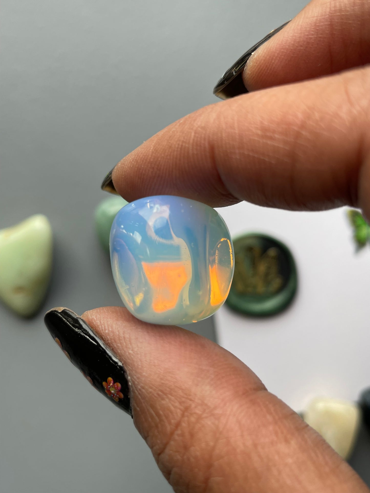 Butterfly Card & Gemstone Crystal Tumbled Stone Gift Set (3)