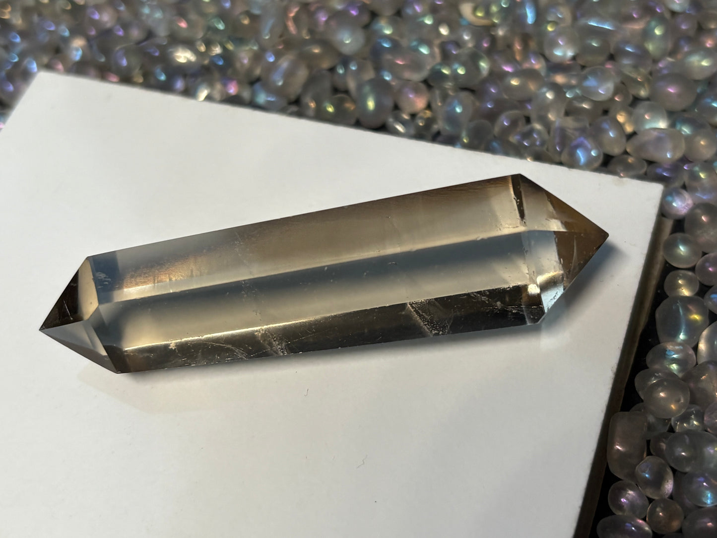 Smoky Quartz Crystal Gemstone Double Terminated Point - (1)