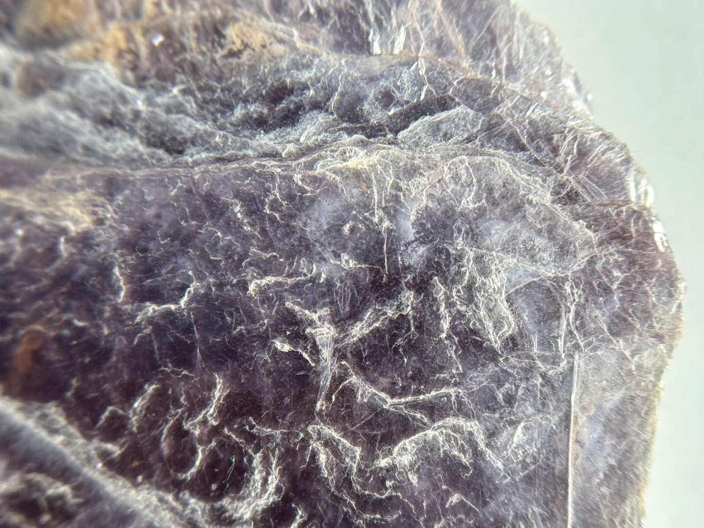 Lepidolite Slice Rough Gemstone Crystal - Large