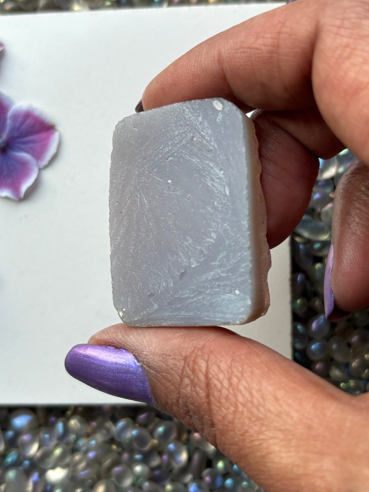 Aura Amethyst Crystal Gemstone Rectangular Cluster (3)