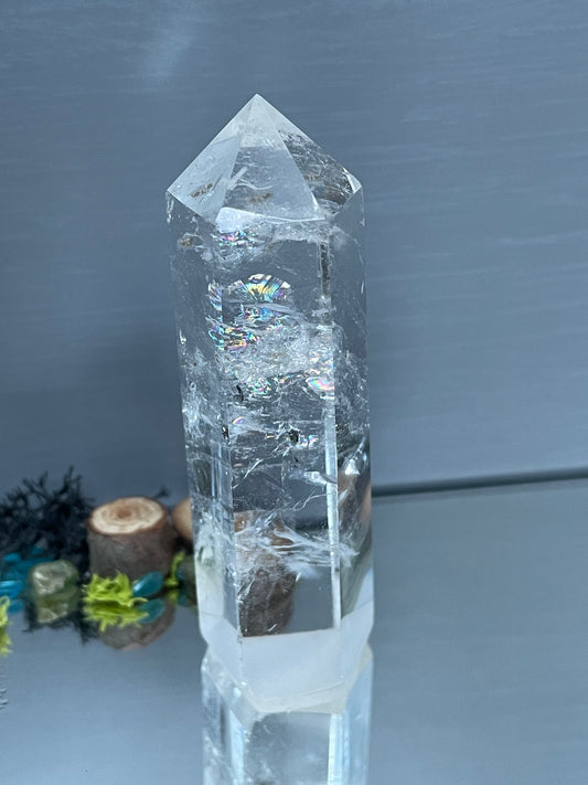 Clear Quartz Crystal Gemstone Point Tower - Clarity 1 (A)
