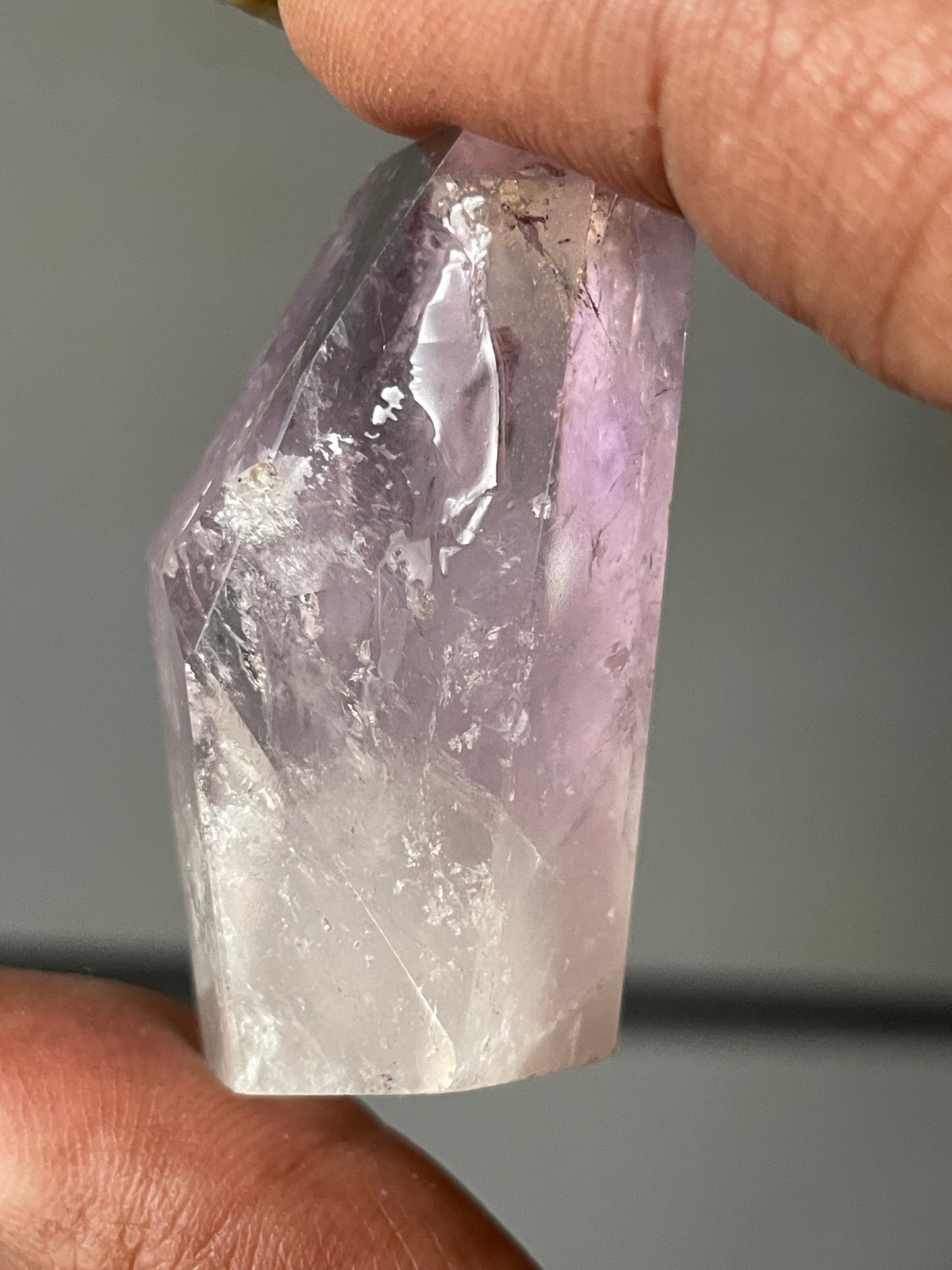 Ametrine Faceted Mini Freeform Crystal Gemstone (5)