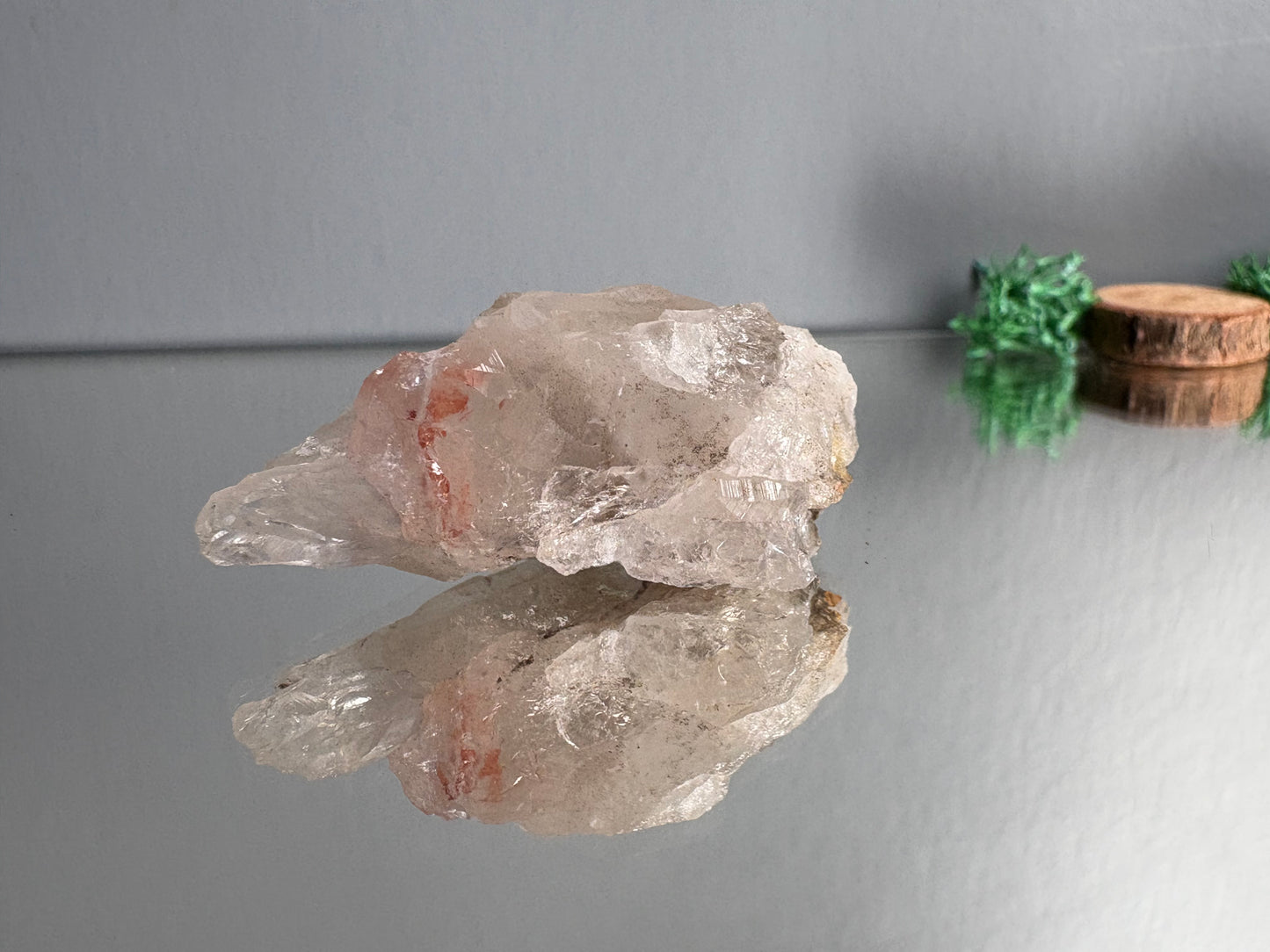 Scottish Hematoid Fire Quartz Crystal Gemstone Rough Specimen