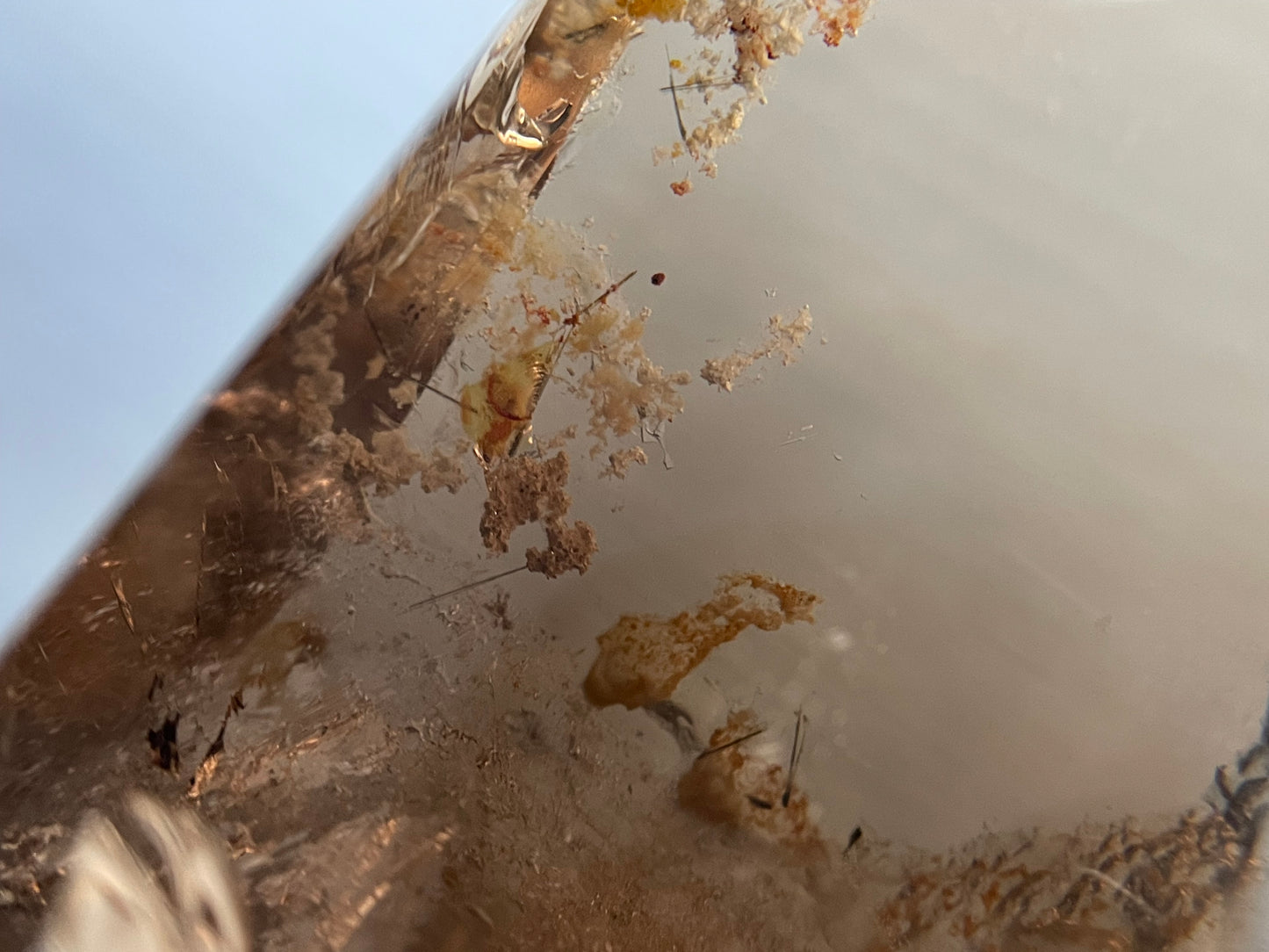 Smoky Garden Quartz Crystal Gemstone Tower Point