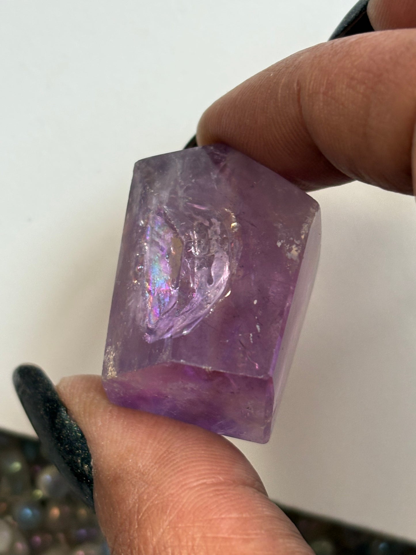 Ametrine Faceted Mini Freeform Crystal Gemstone (4)