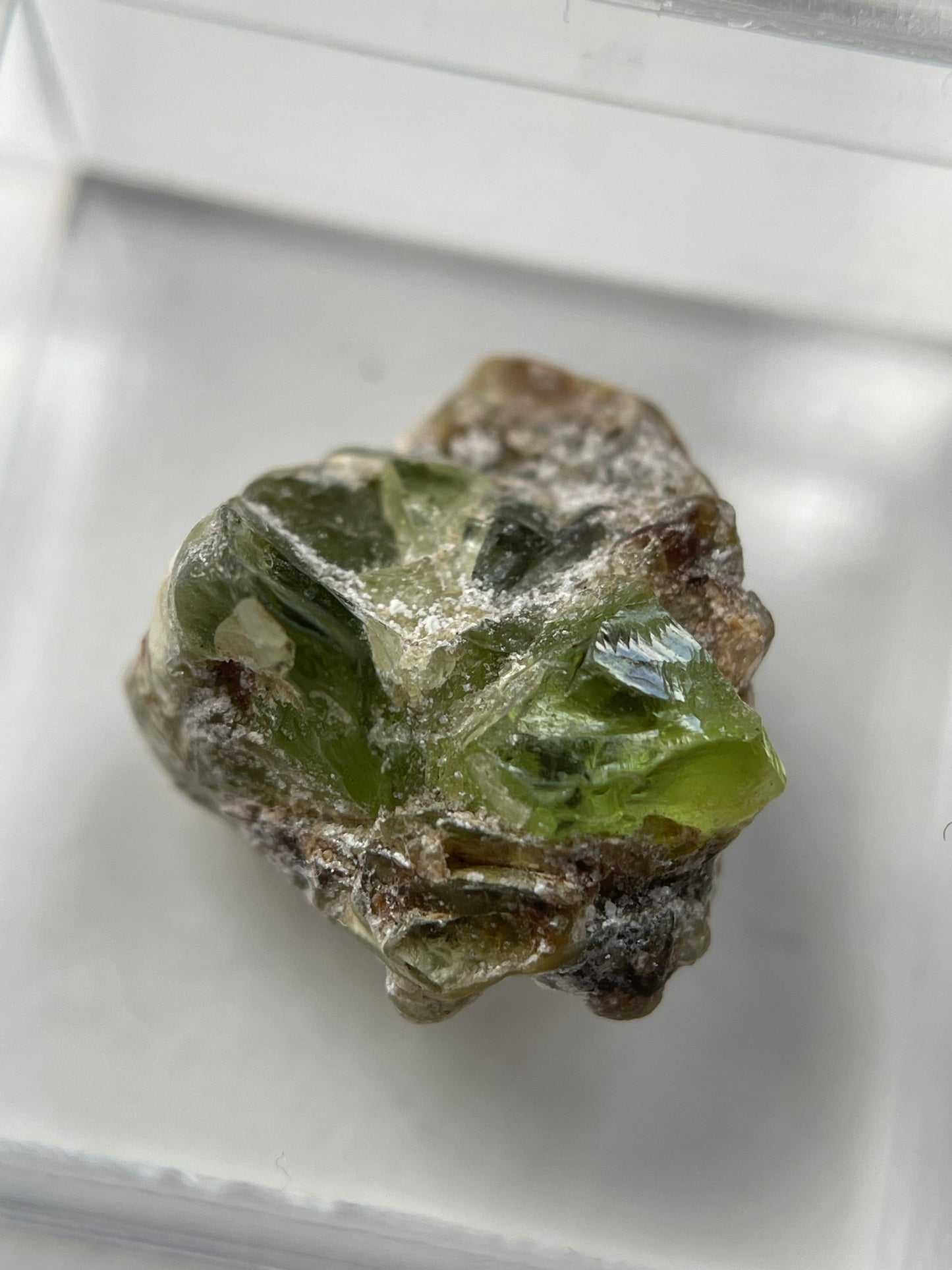 Micro Peridot Rough Crystal Gemstone Specimen (1)