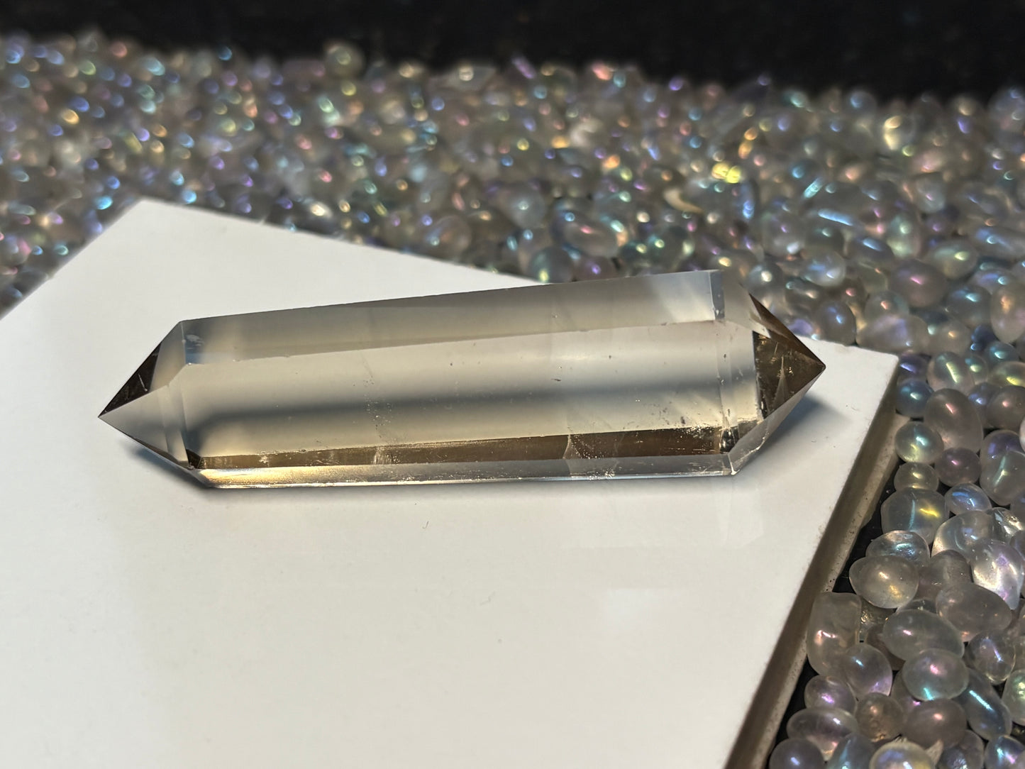 Smoky Quartz Crystal Gemstone Double Terminated Point - (1)