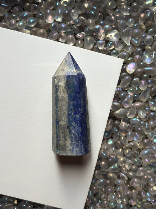 Lapis Lazuli Gemstone Crystal Tower Point (2)