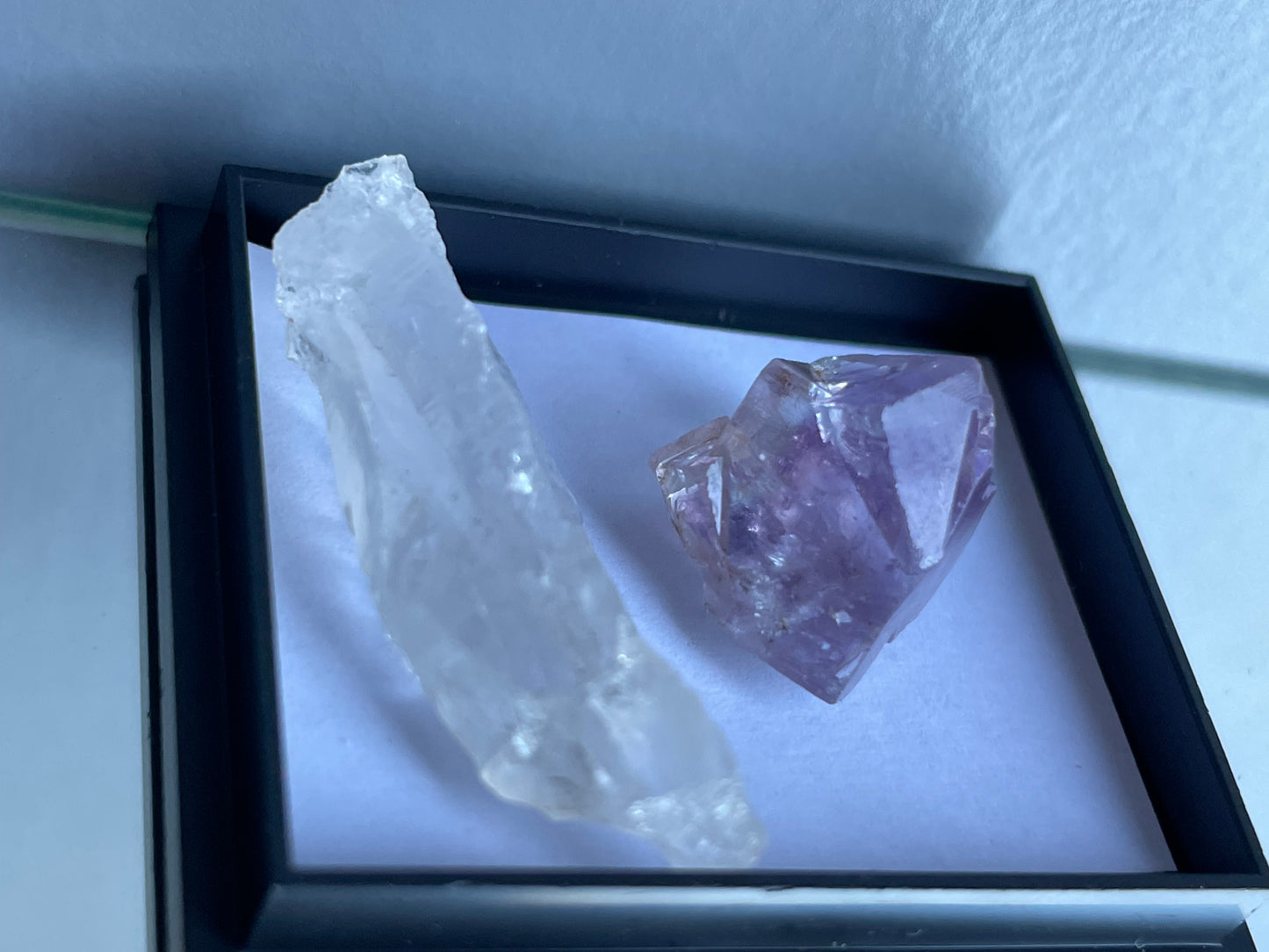 Fluorite & Quartz (UK) Gemstone Crystal Specimen Gift Set