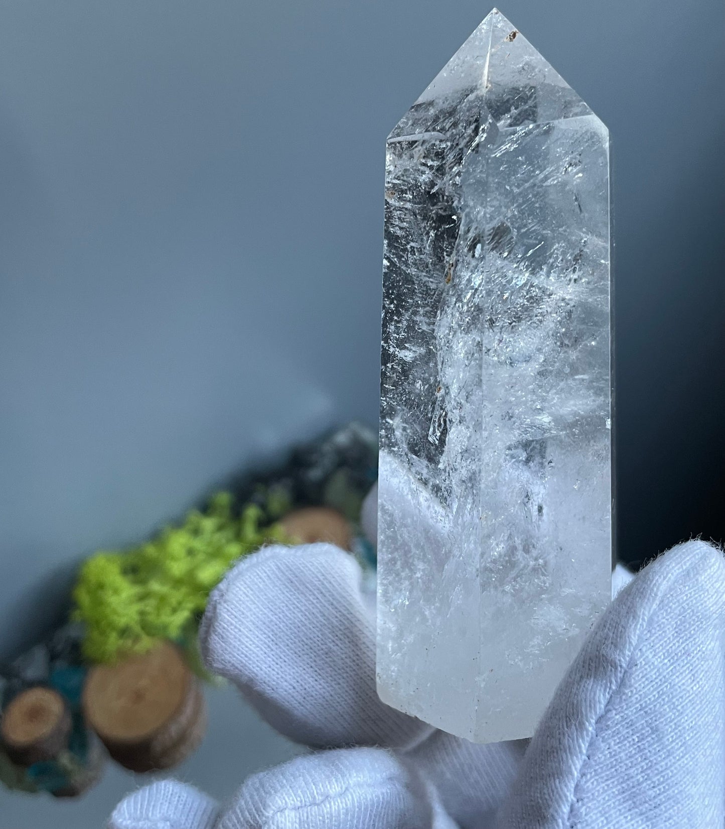 Clear Quartz Crystal Gemstone Point Tower - Clarity 2 (A)