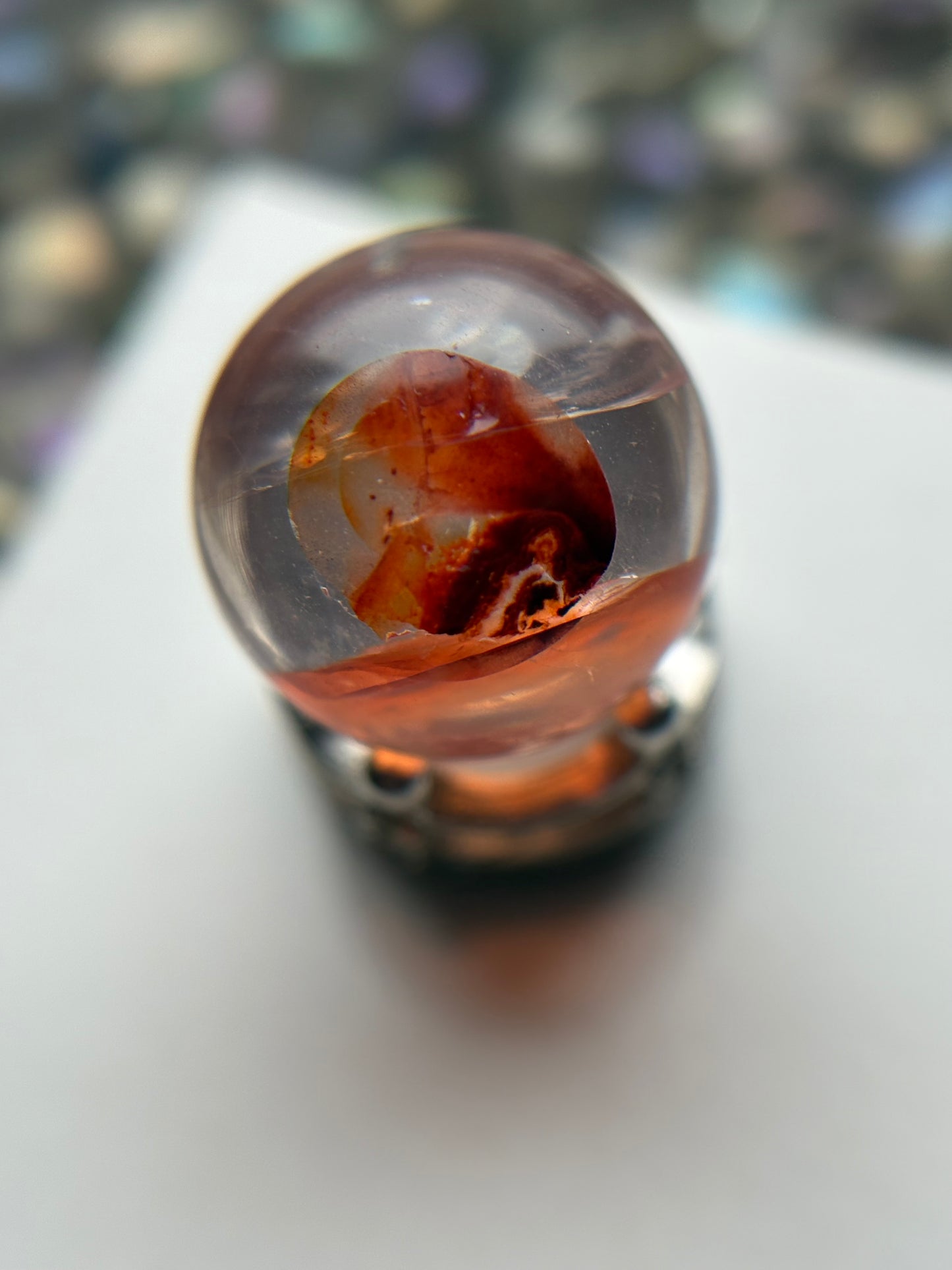 Star Fire Quartz Crystal Gemstone Sphere - Mini (2)