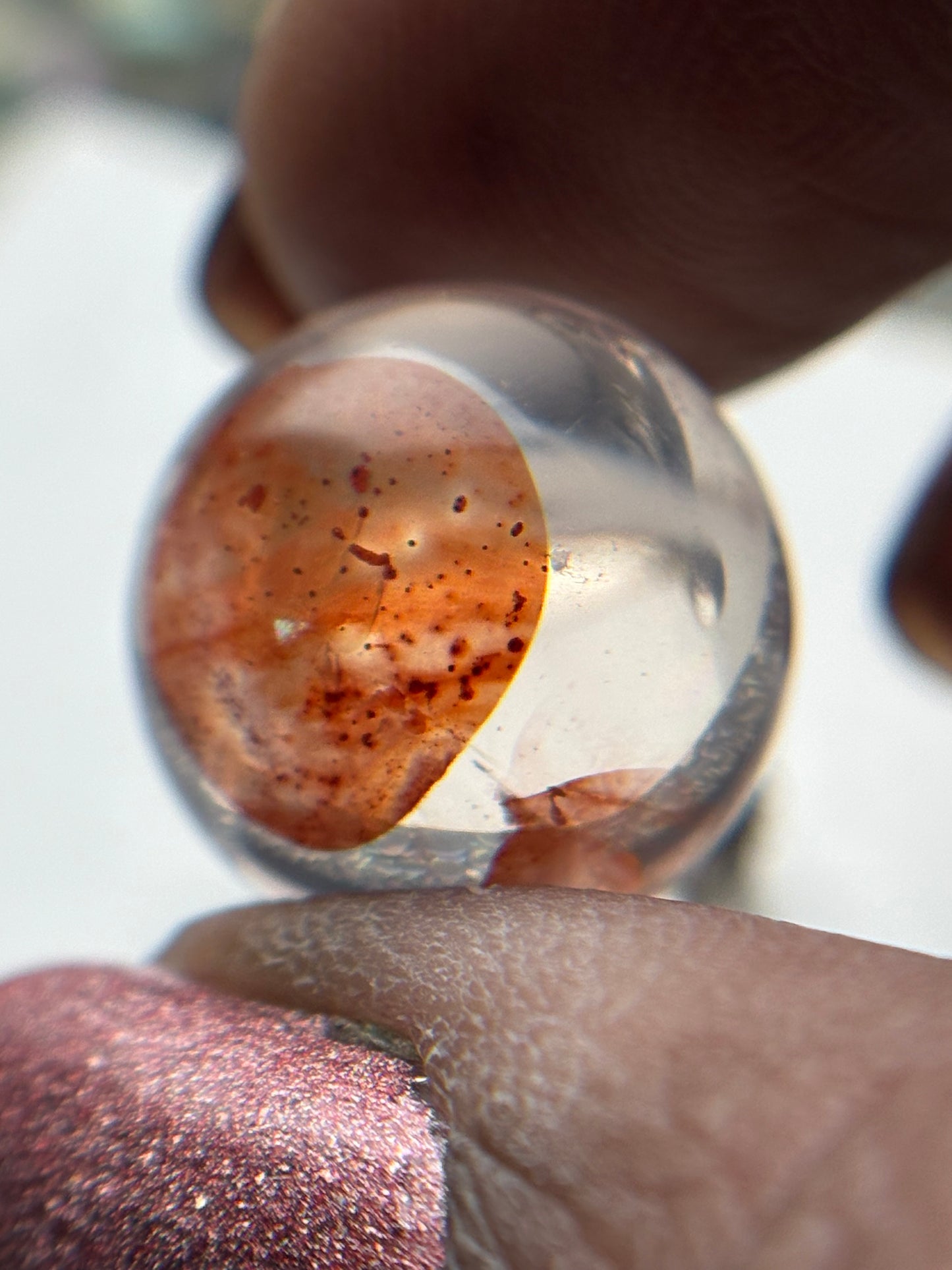Star Fire Quartz Crystal Gemstone Sphere - Mini (1)