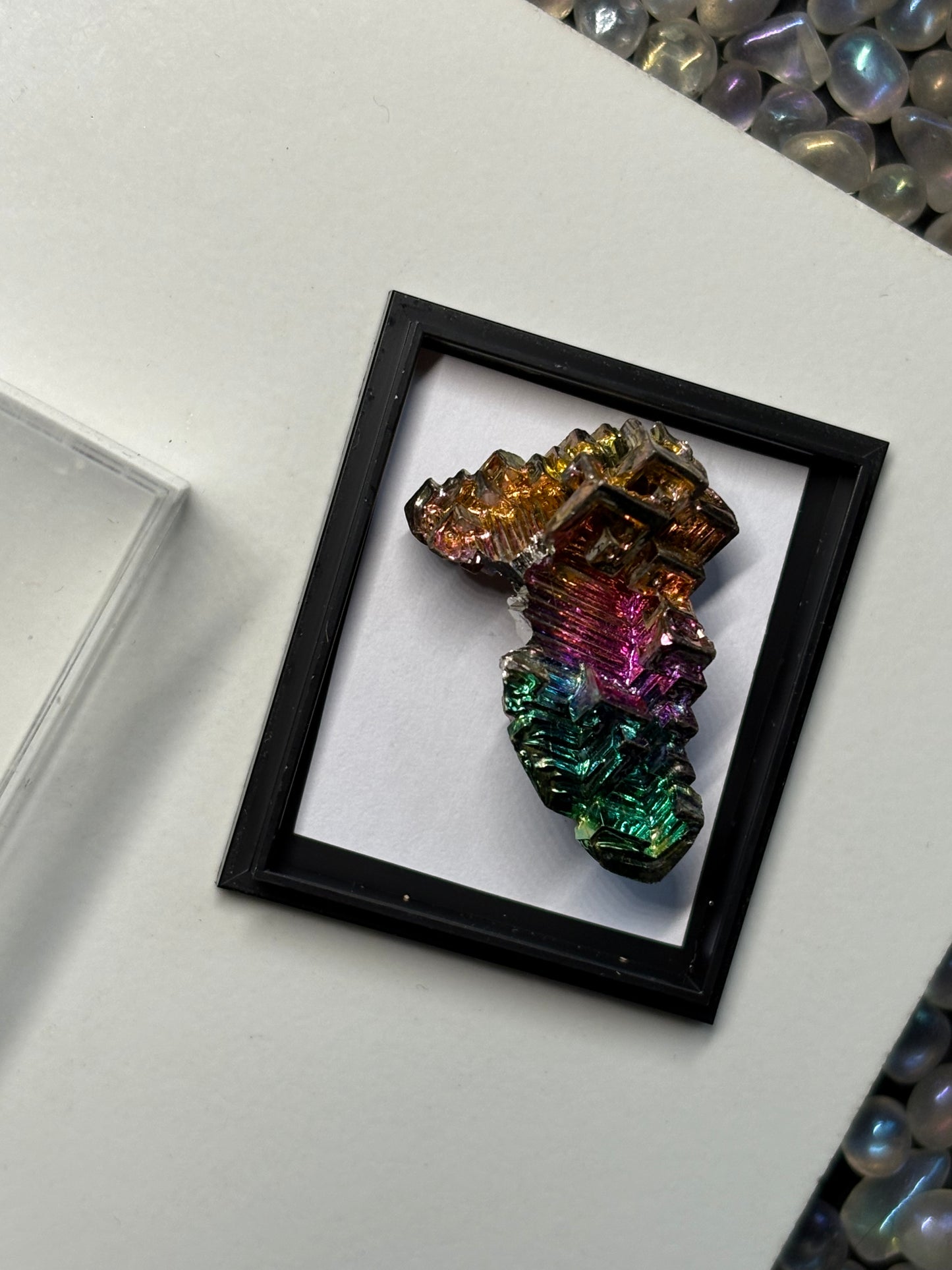 Rainbow Bismuth Crystal Specimen Metal Art S (4)