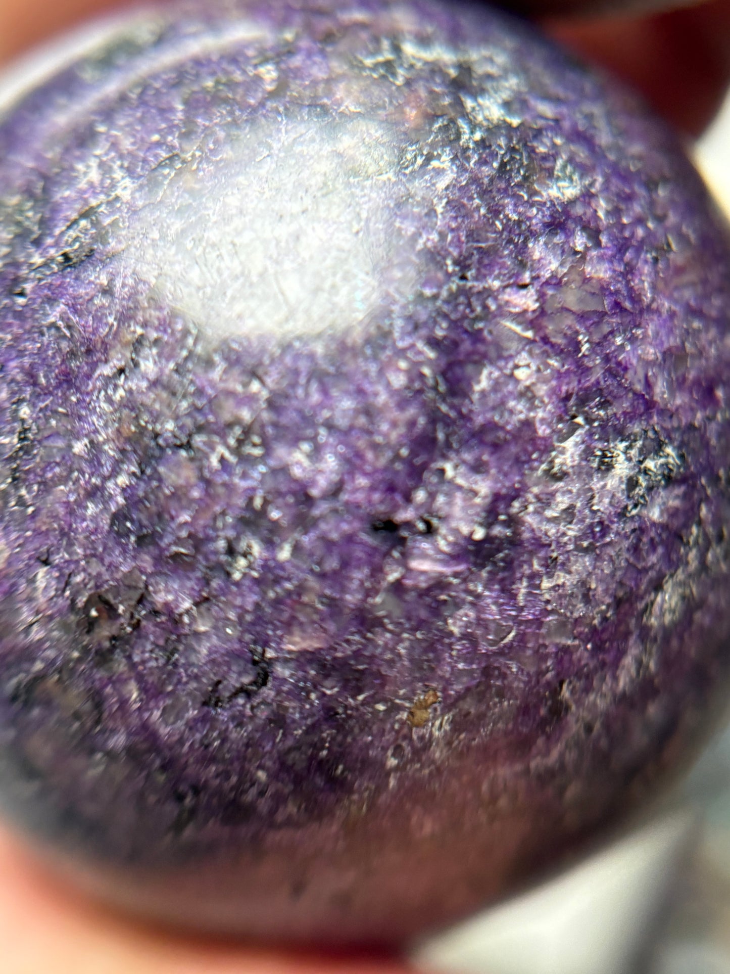 Lepidolite Crystal Gemstone Sphere Small