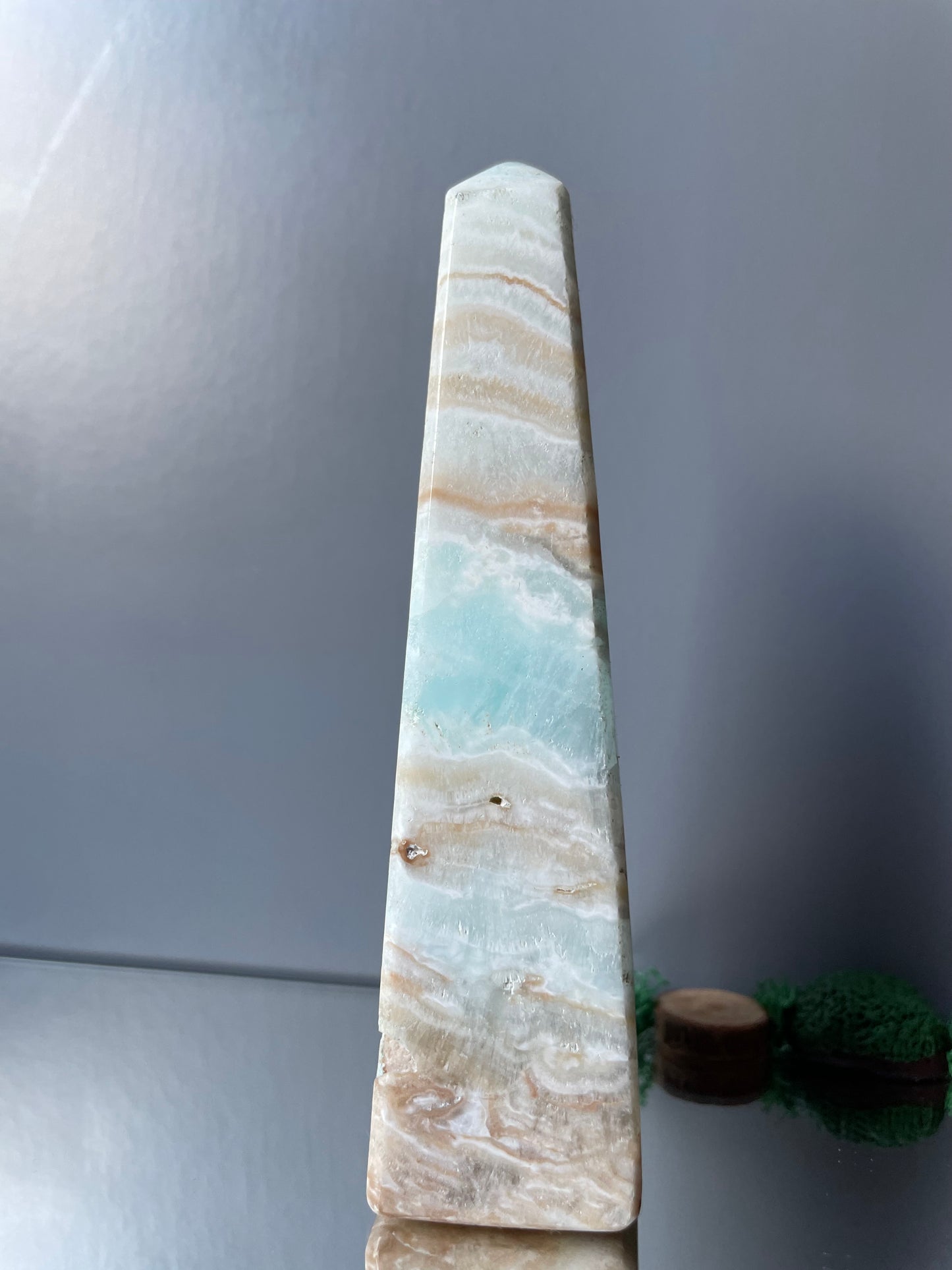 Caribbean Calcite Aragonite Crystal Gemstone Tower Point (2)