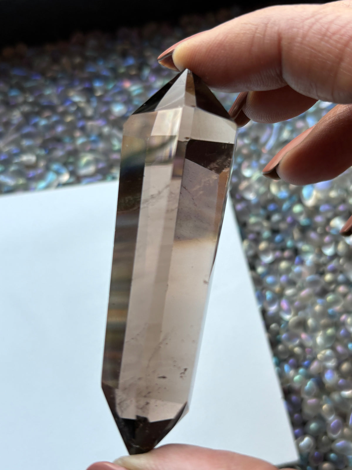 Smoky Quartz Crystal Gemstone Double Terminated Point (3)