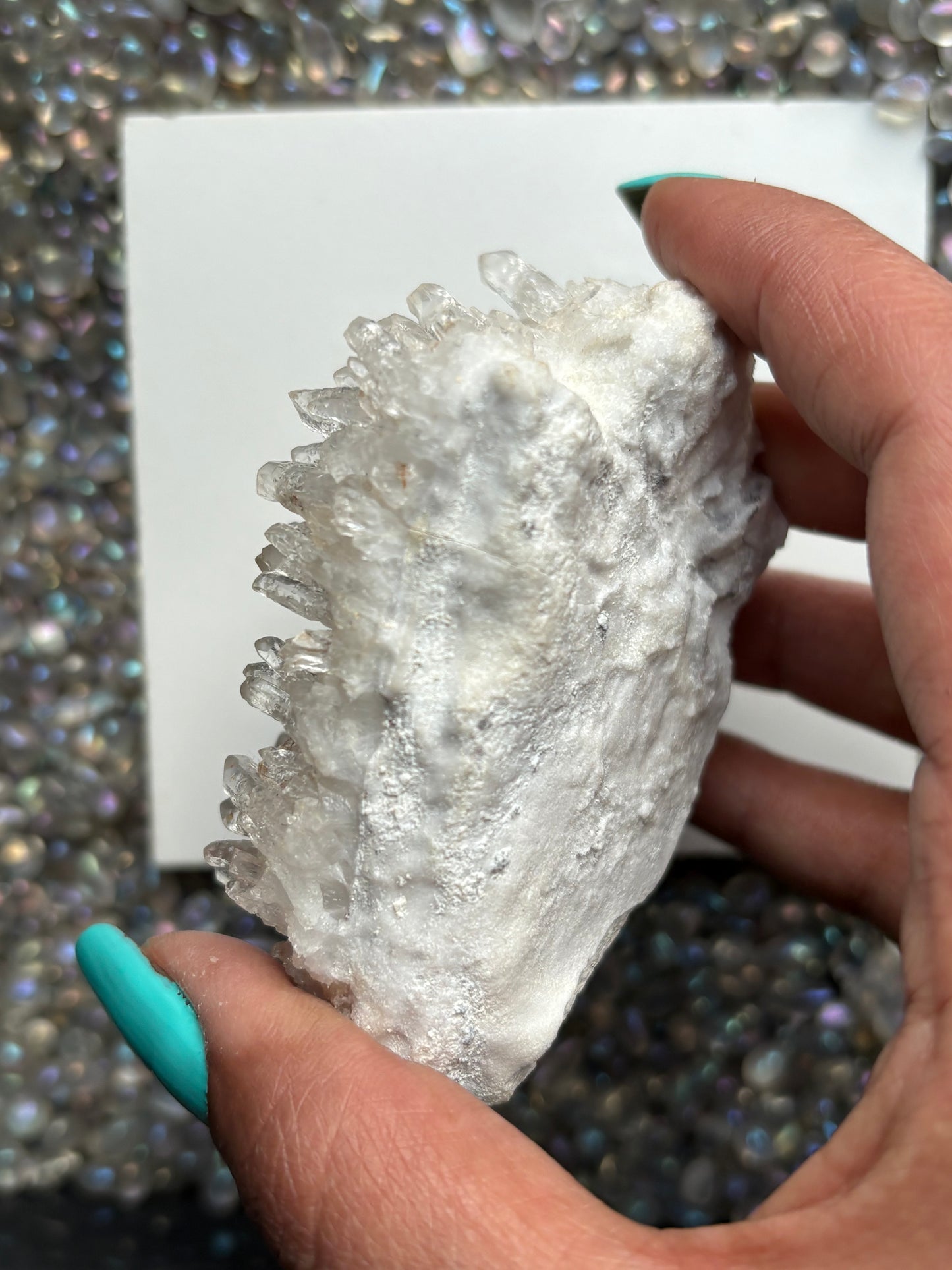 Himalayan Clear Quartz Gemstone Crystal Cluster (C)