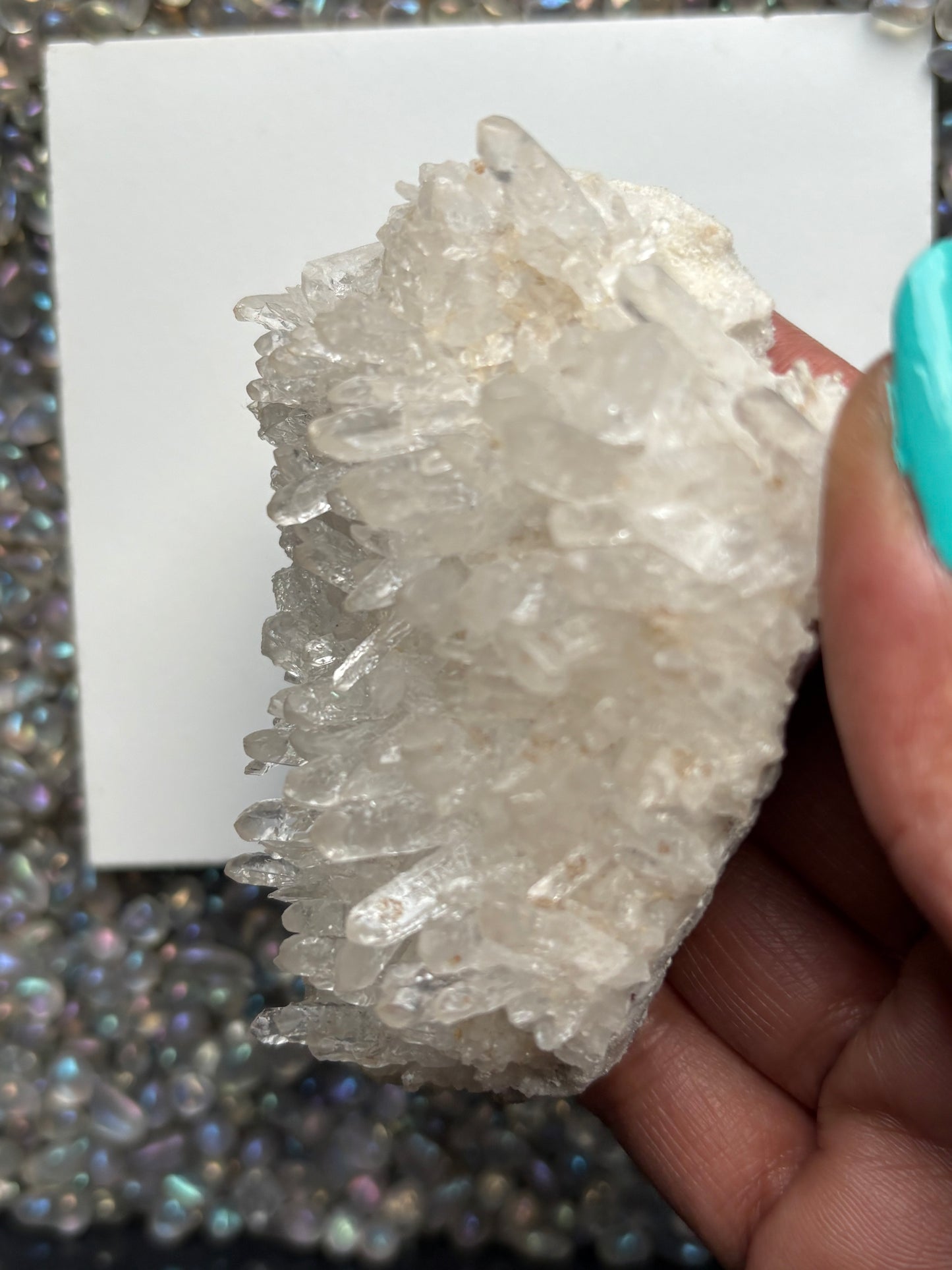 Himalayan Clear Quartz Gemstone Crystal Cluster (C)