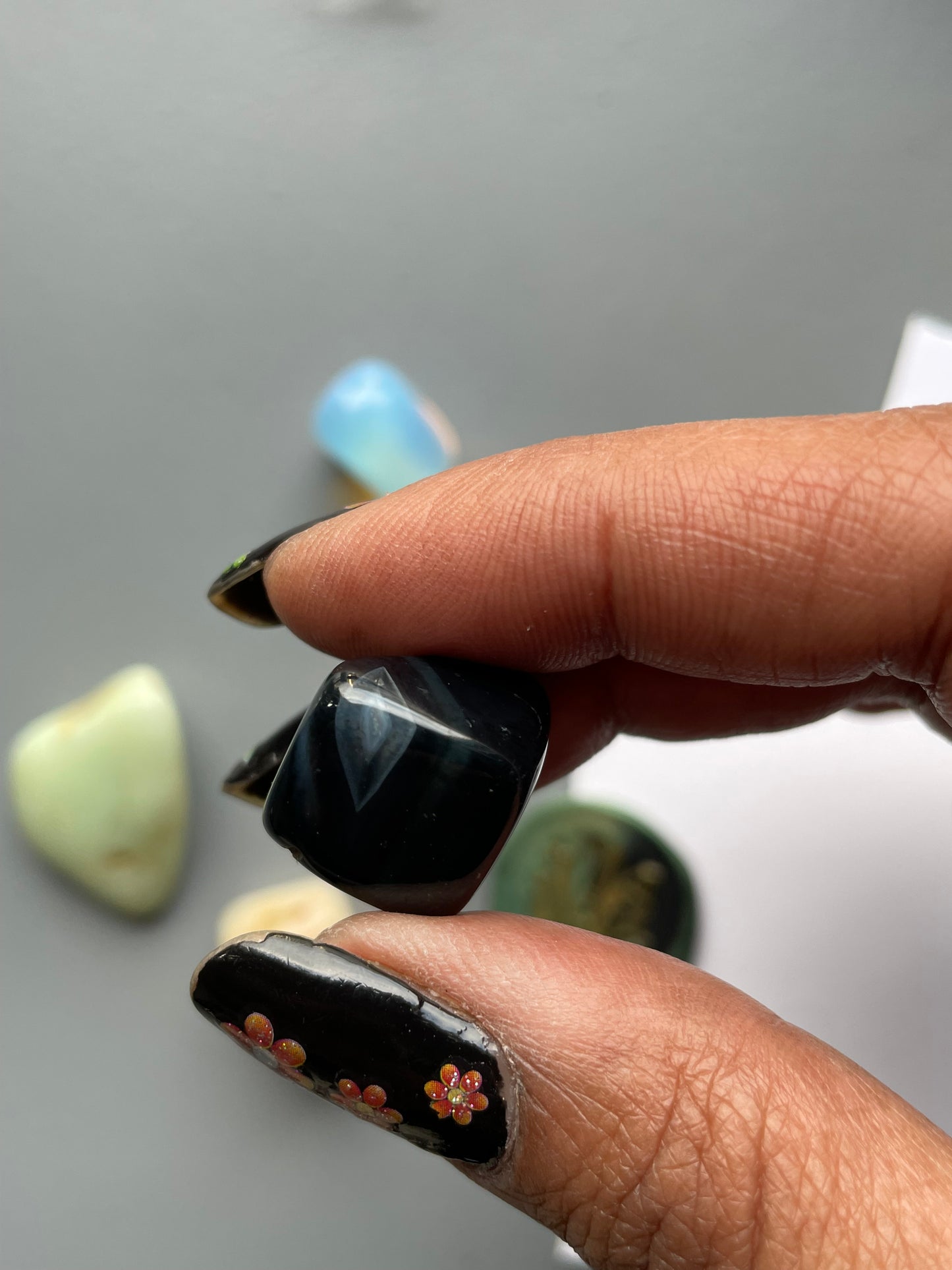 Butterfly Card & Gemstone Crystal Tumbled Stone Gift Set (3)