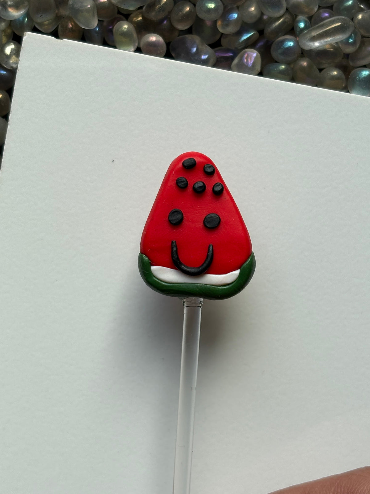 Wesley The Watermelon Clay Art Plant Pot Buddy