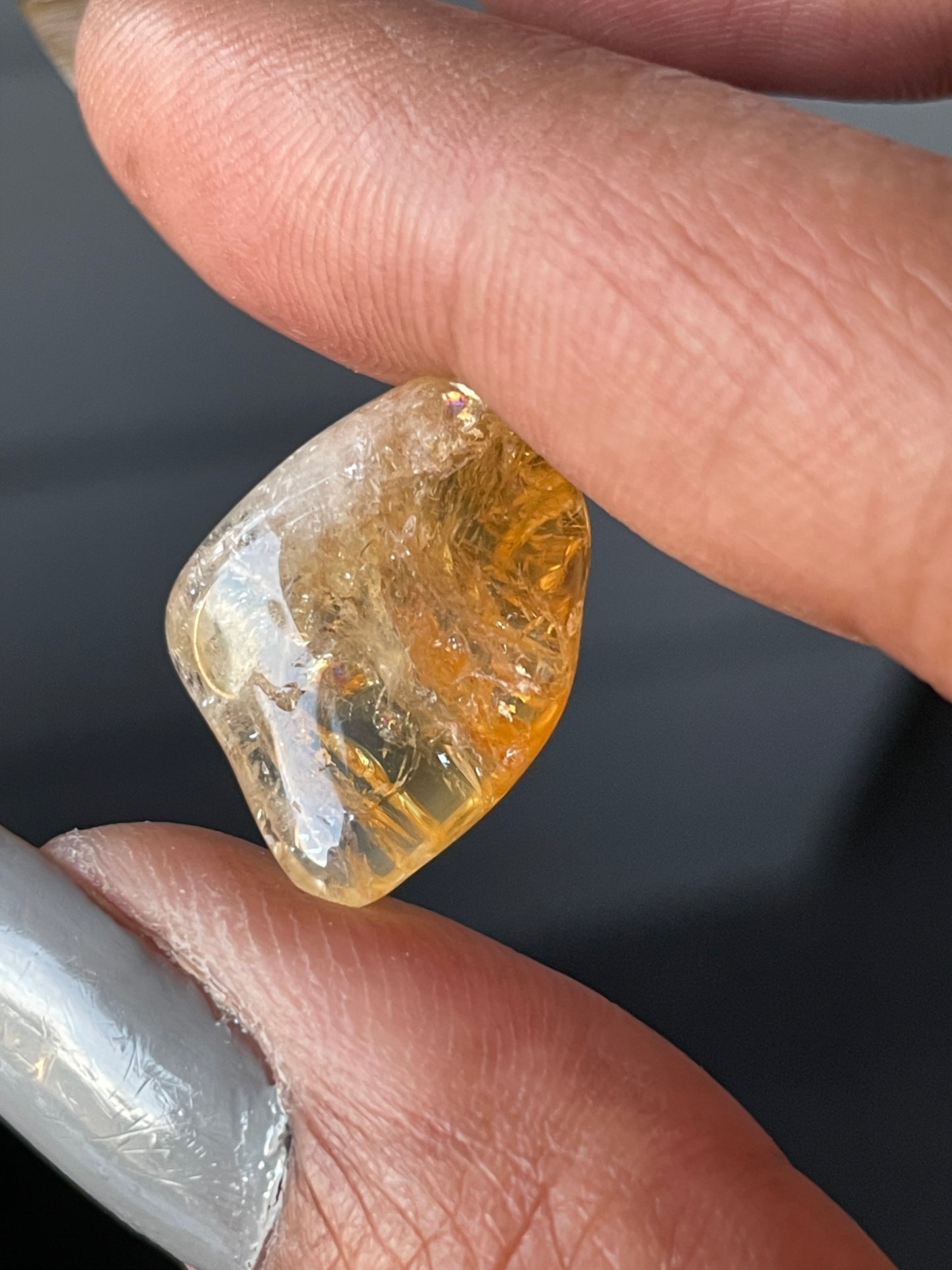 Rose Card & Gemstone Crystal Tumbled Stone Gift Set