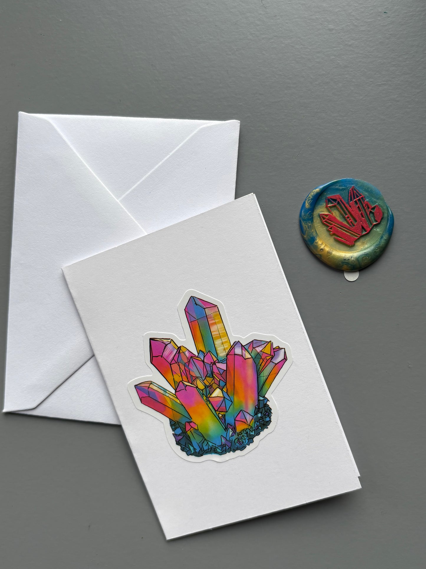 Crystal Card & Mini Crystal Tumbled Stone Gift Set (1)