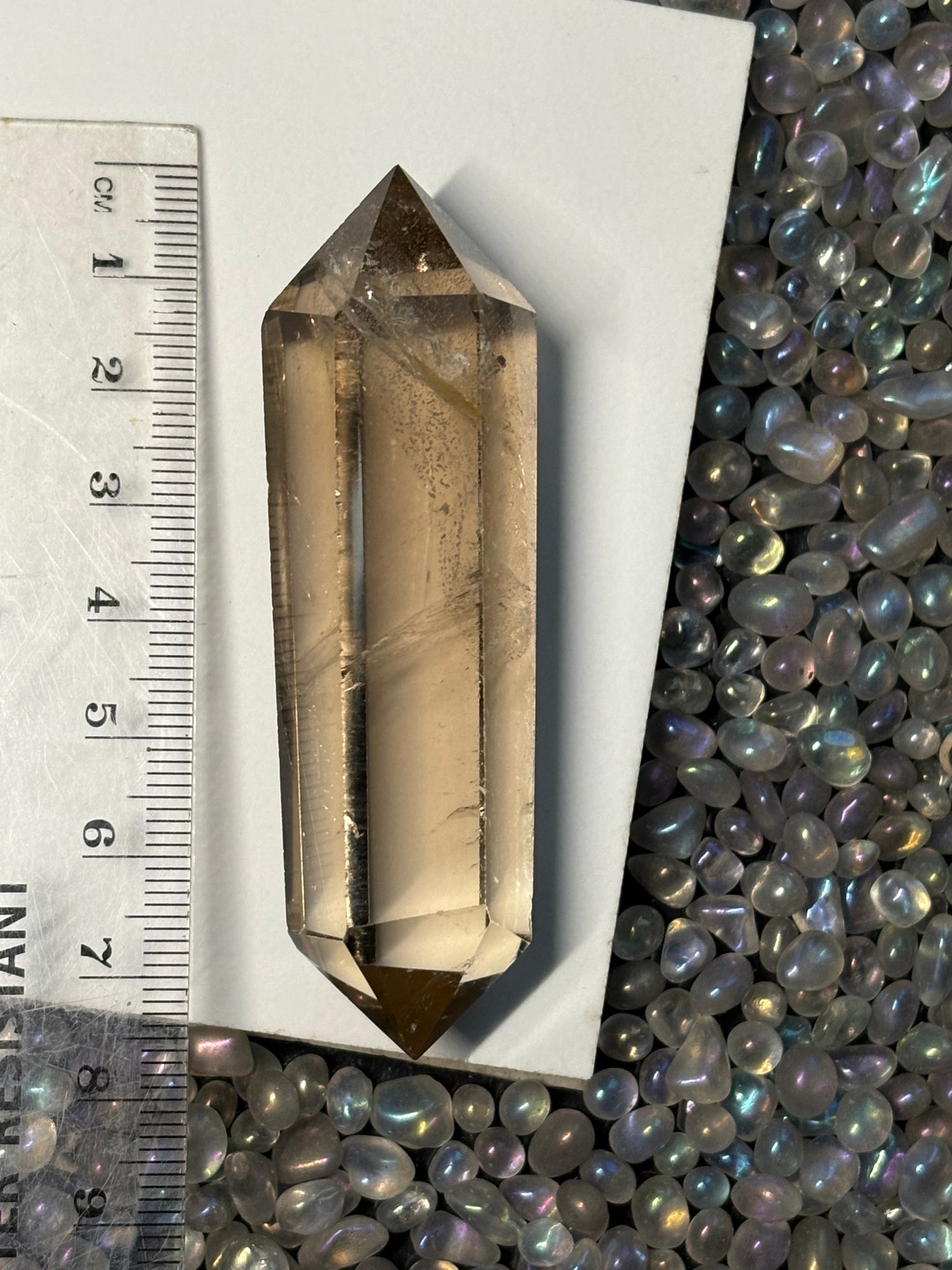 Smoky Quartz Crystal Gemstone Double Terminated Point - (2)