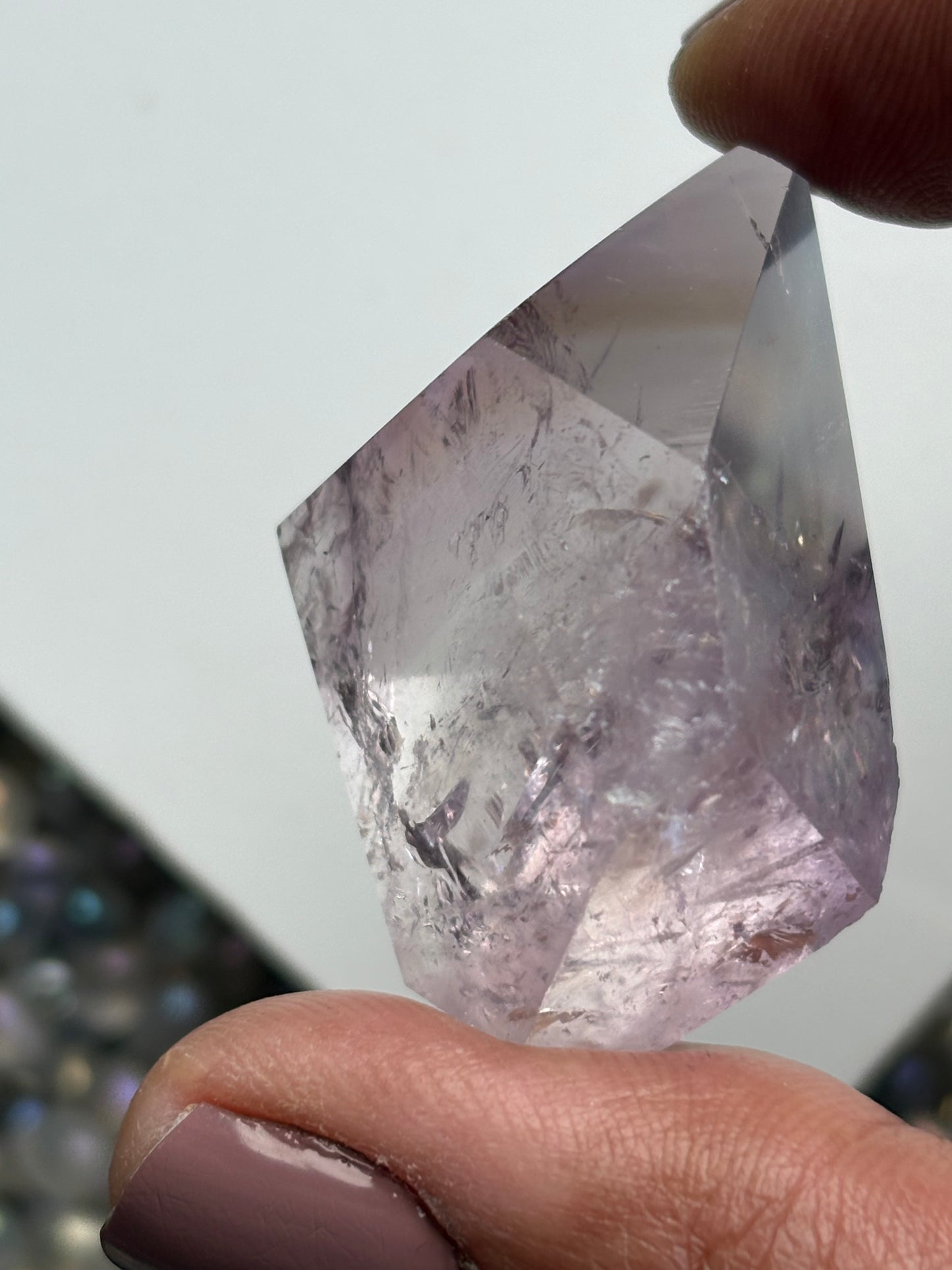Ametrine Faceted Mini Freeform Crystal Gemstone (7)