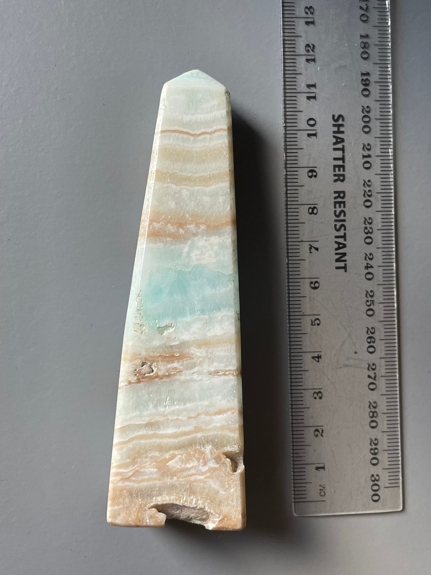 Caribbean Calcite Aragonite Crystal Gemstone Tower Point (2)