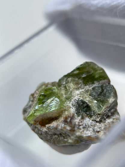 Micro Peridot Rough Crystal Gemstone Specimen (1)