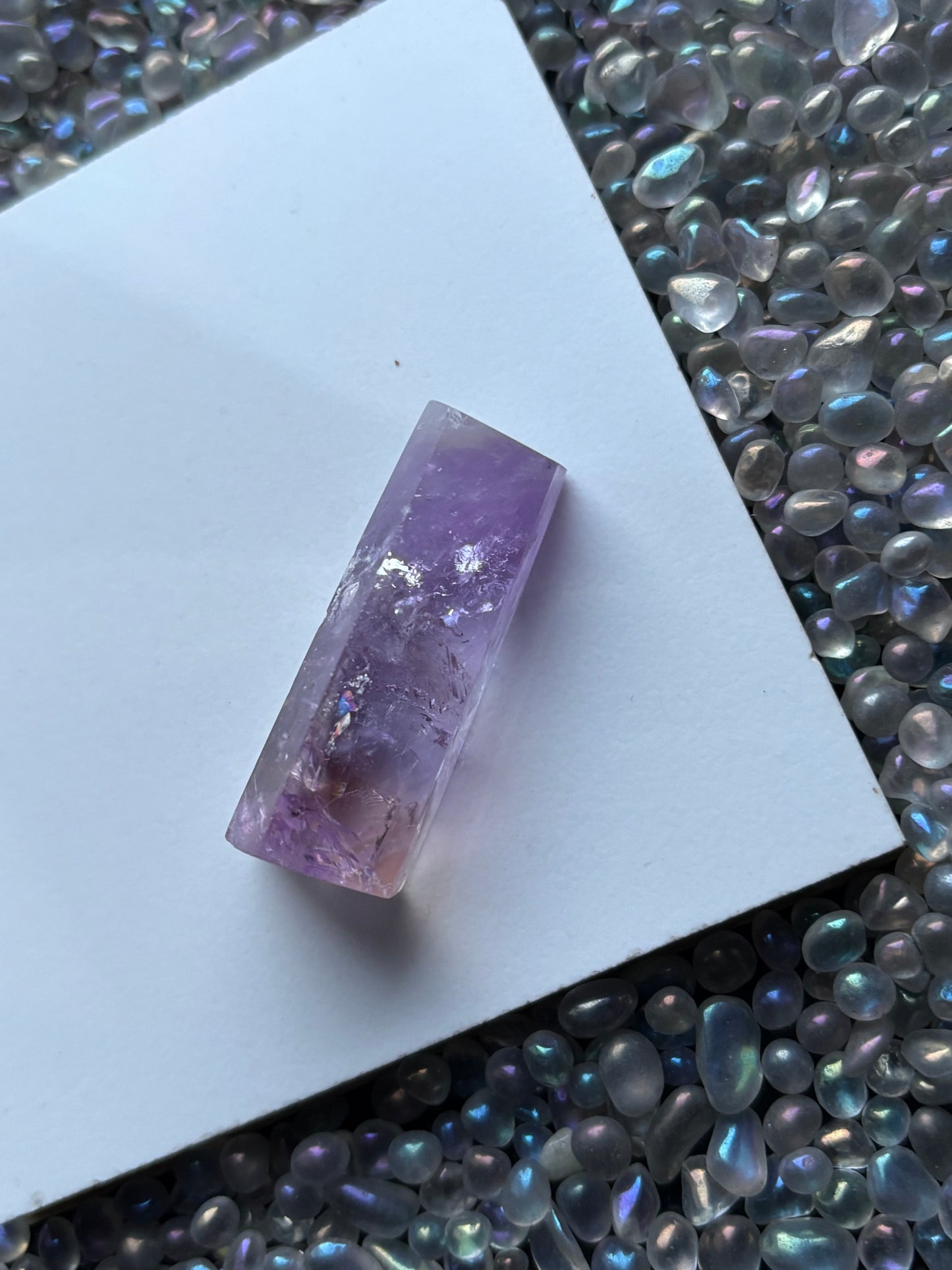 Ametrine Faceted Mini Freeform Bar Crystal Gemstone (5)