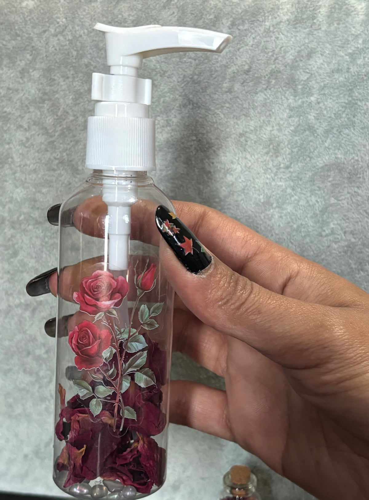 Rose Petal & Angel Aura Quartz - Infused Pump Bottle - 100ml