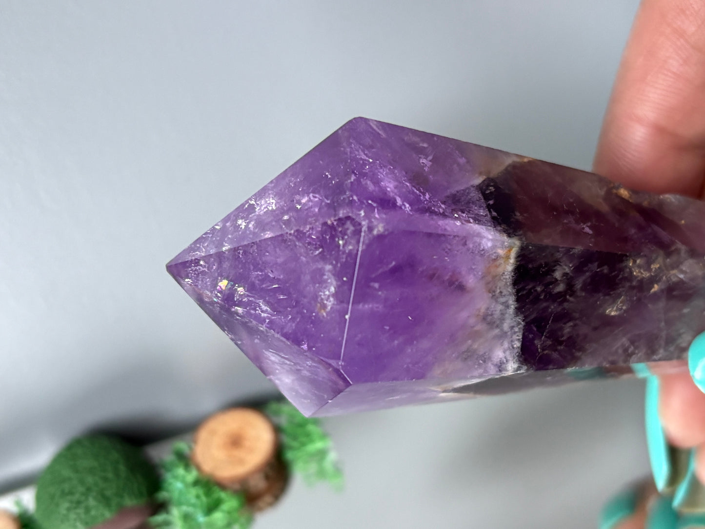 Elestial Bahia Amethyst Crystal Gemstone Point (1)