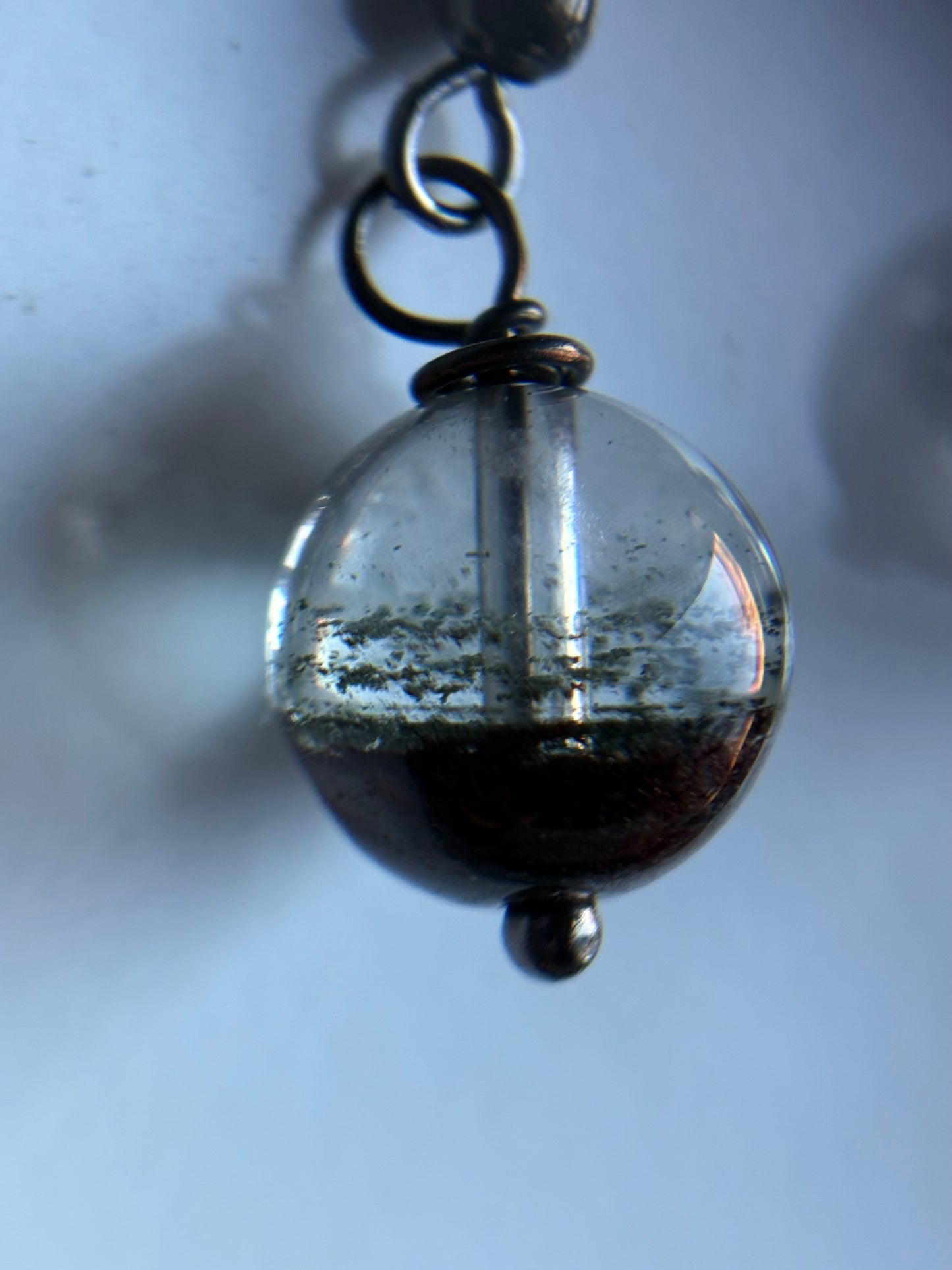 Garden Quartz Crystal Gemstone Dainty Earrings